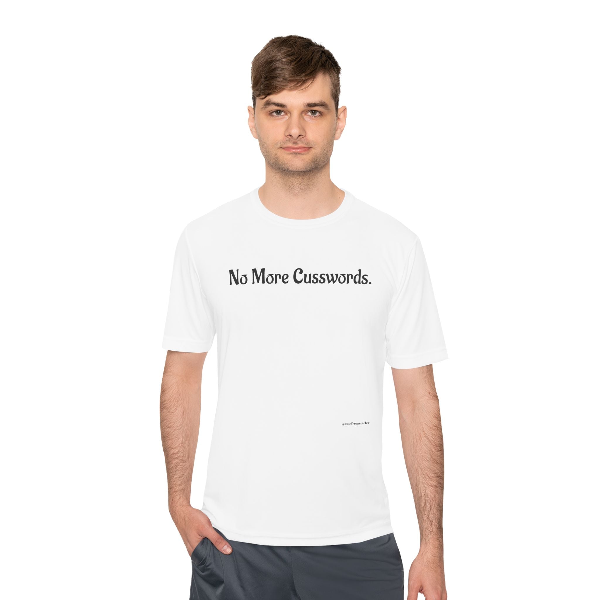 Sarcastic Unisex Moisture Wicking Tee - No More Cusswords