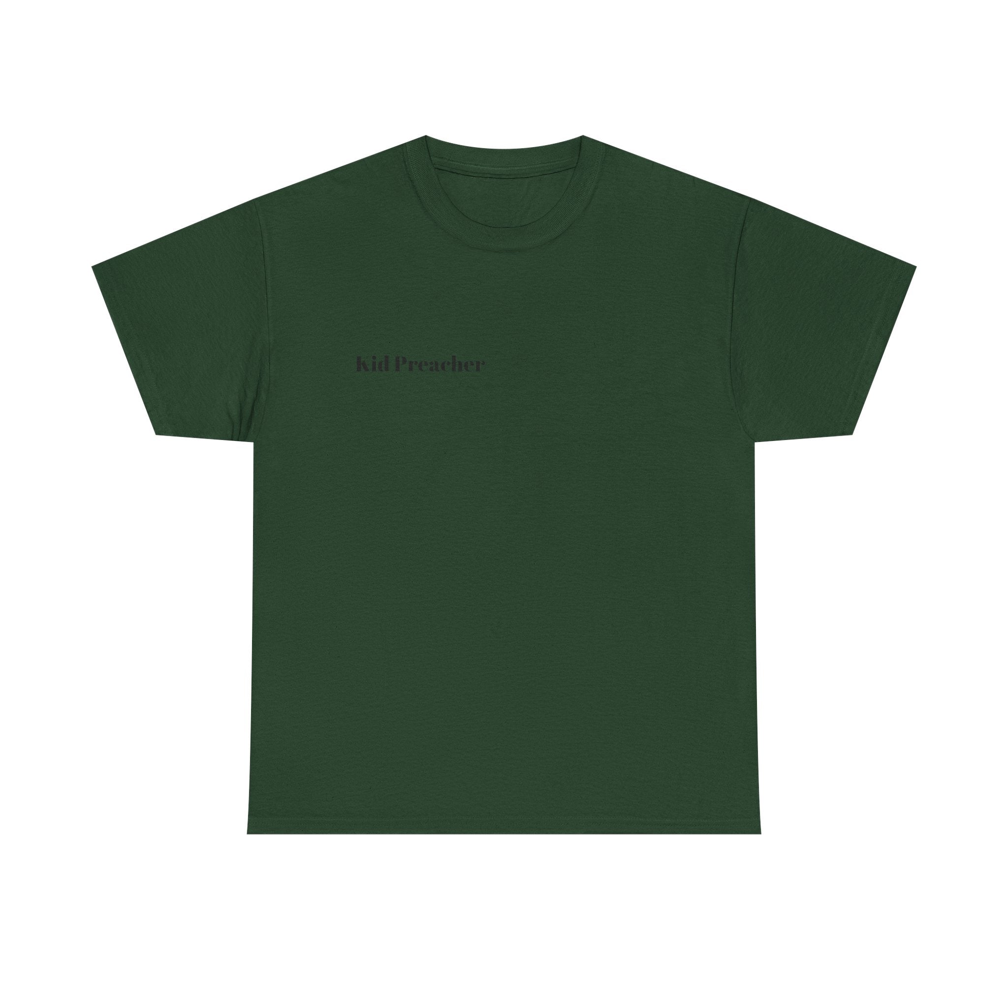 Graphic T-Shirt 'Kid Preacher' with Bible Verse Design