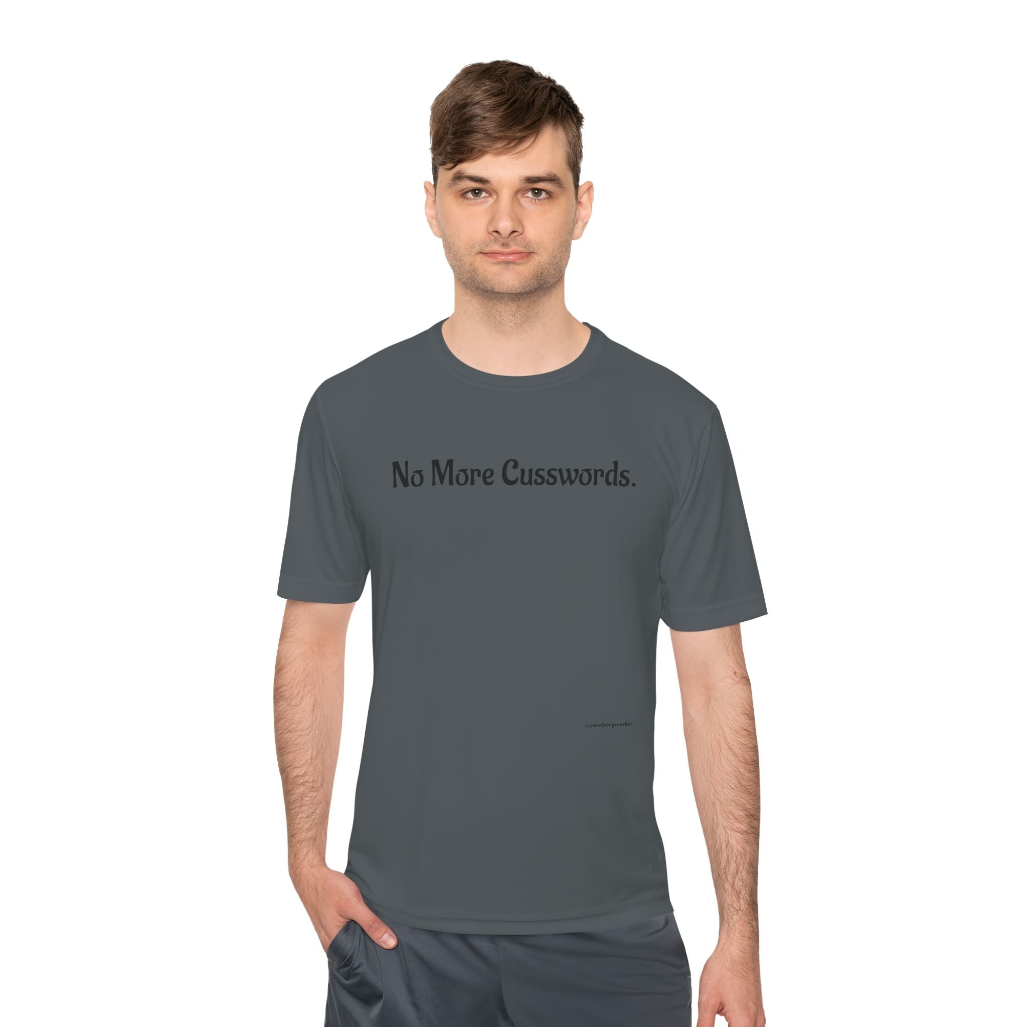 Sarcastic Unisex Moisture Wicking Tee - No More Cusswords