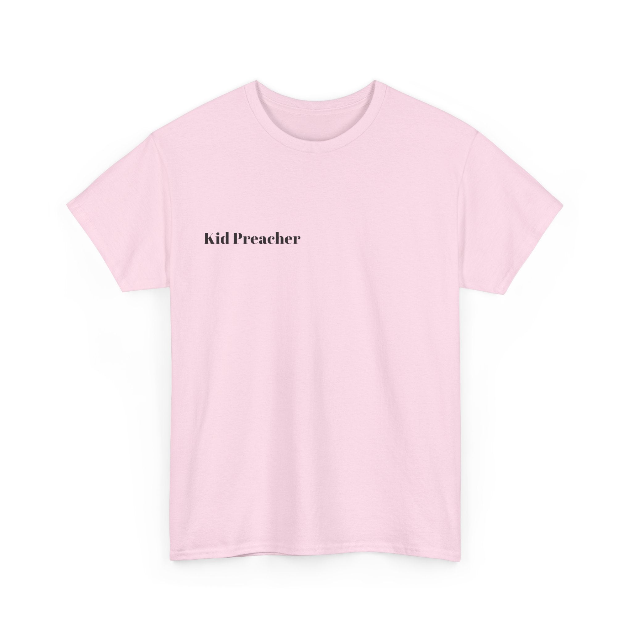 Graphic T-Shirt 'Kid Preacher' with Bible Verse Design