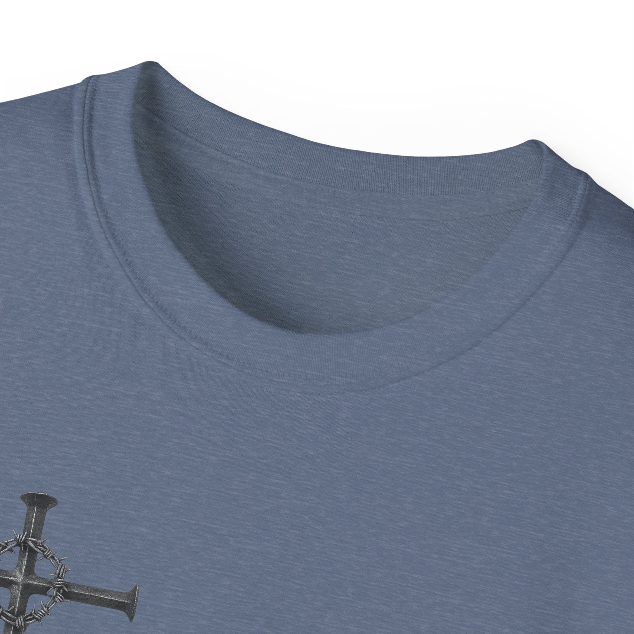 Redeemed Black Tee Elite Cross Logo Unisex T-Shirt