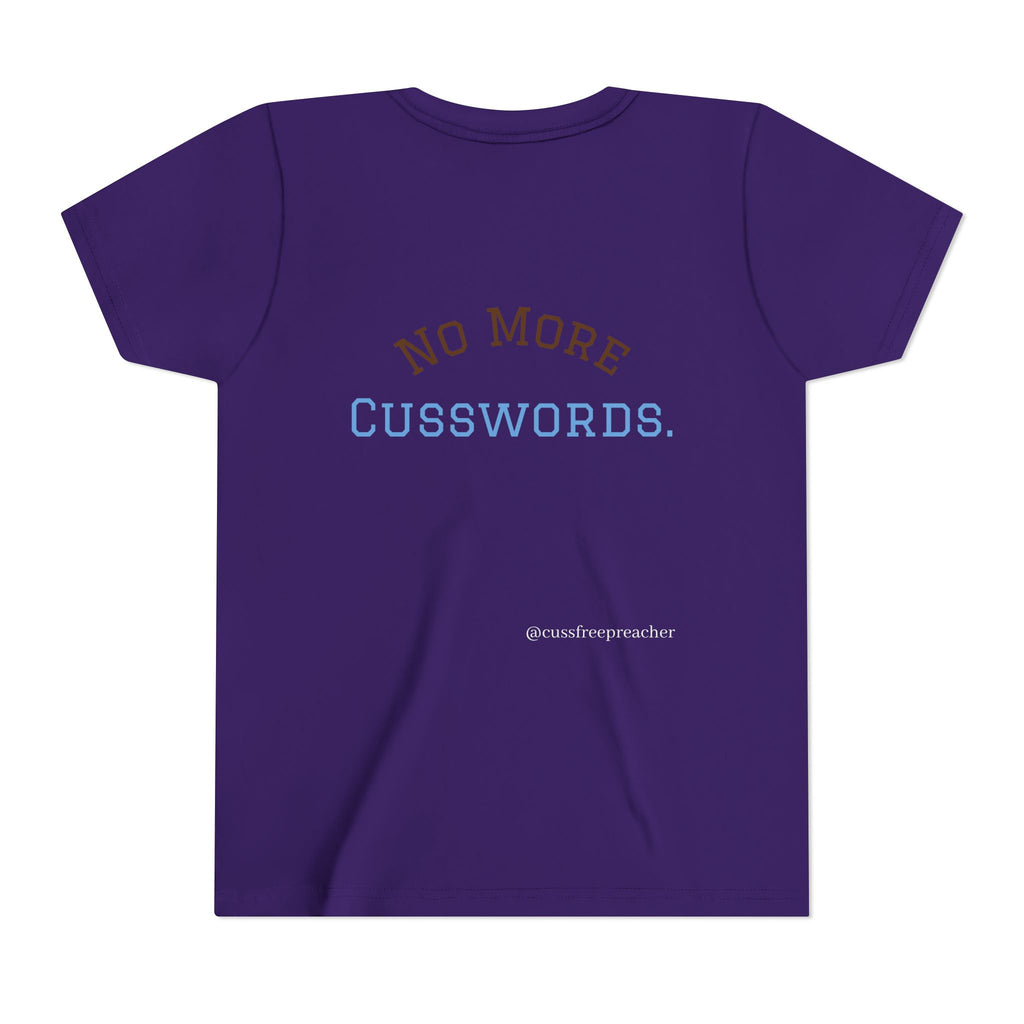 Funny Kids Tee - No More Cusswords Youth Shirt