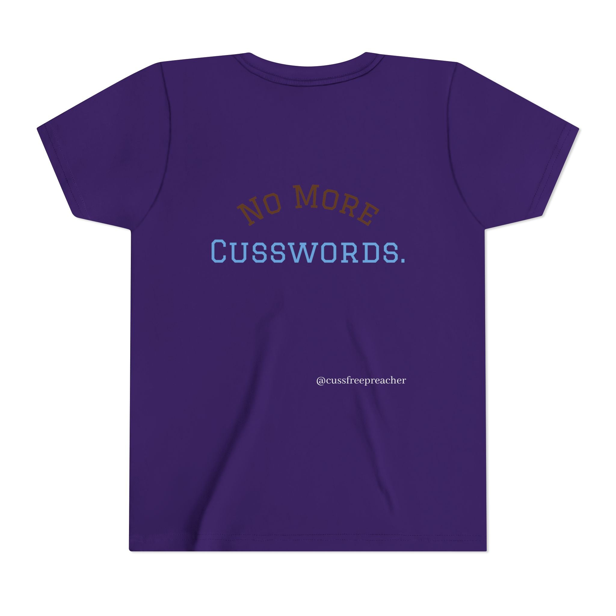 Funny Kids Tee - No More Cusswords Youth Shirt