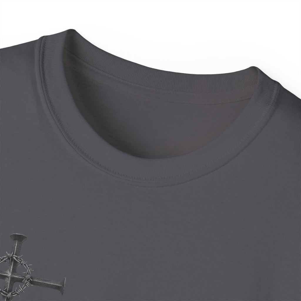 Redeemed Black Tee Elite Cross Logo Unisex T-Shirt