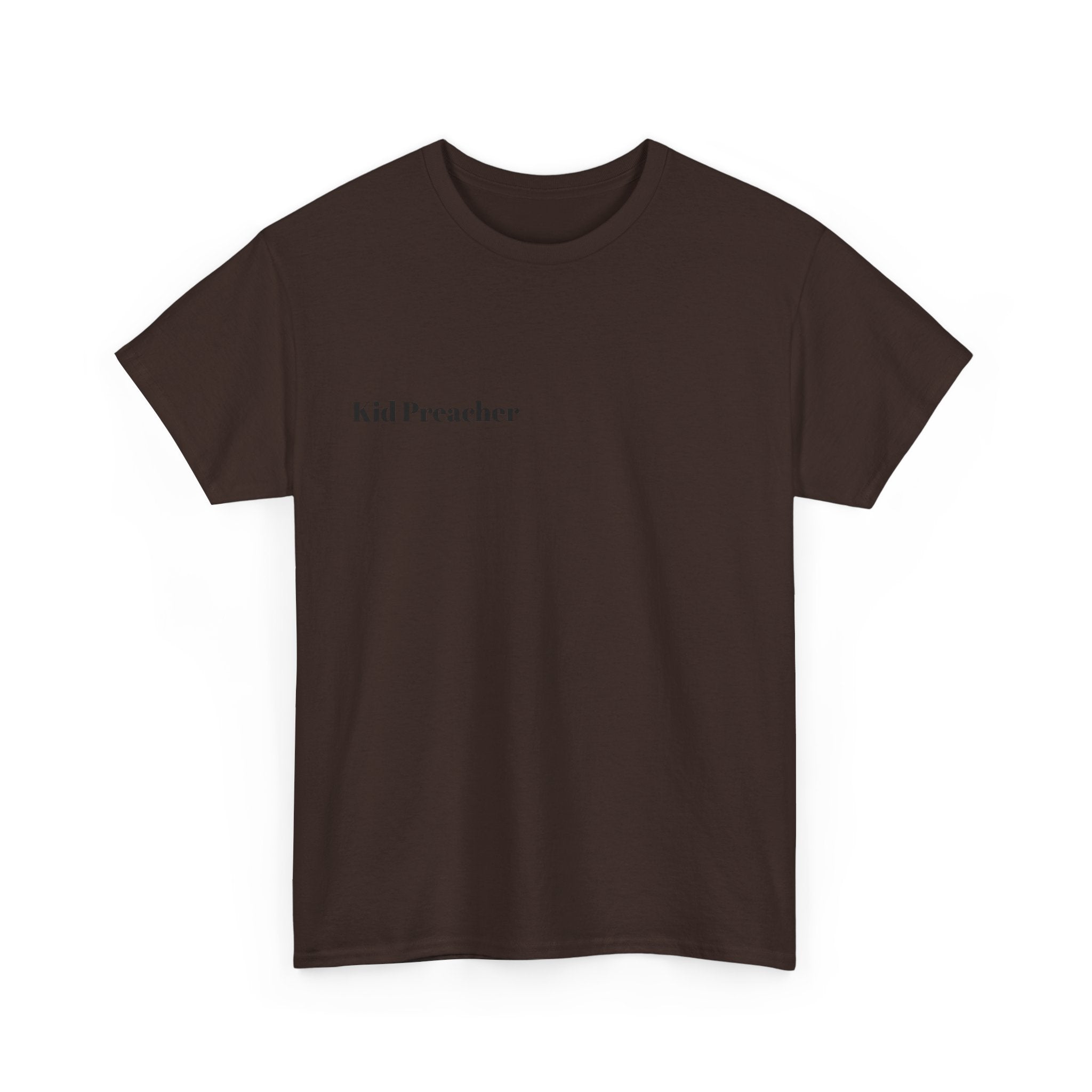 Graphic T-Shirt 'Kid Preacher' with Bible Verse Design