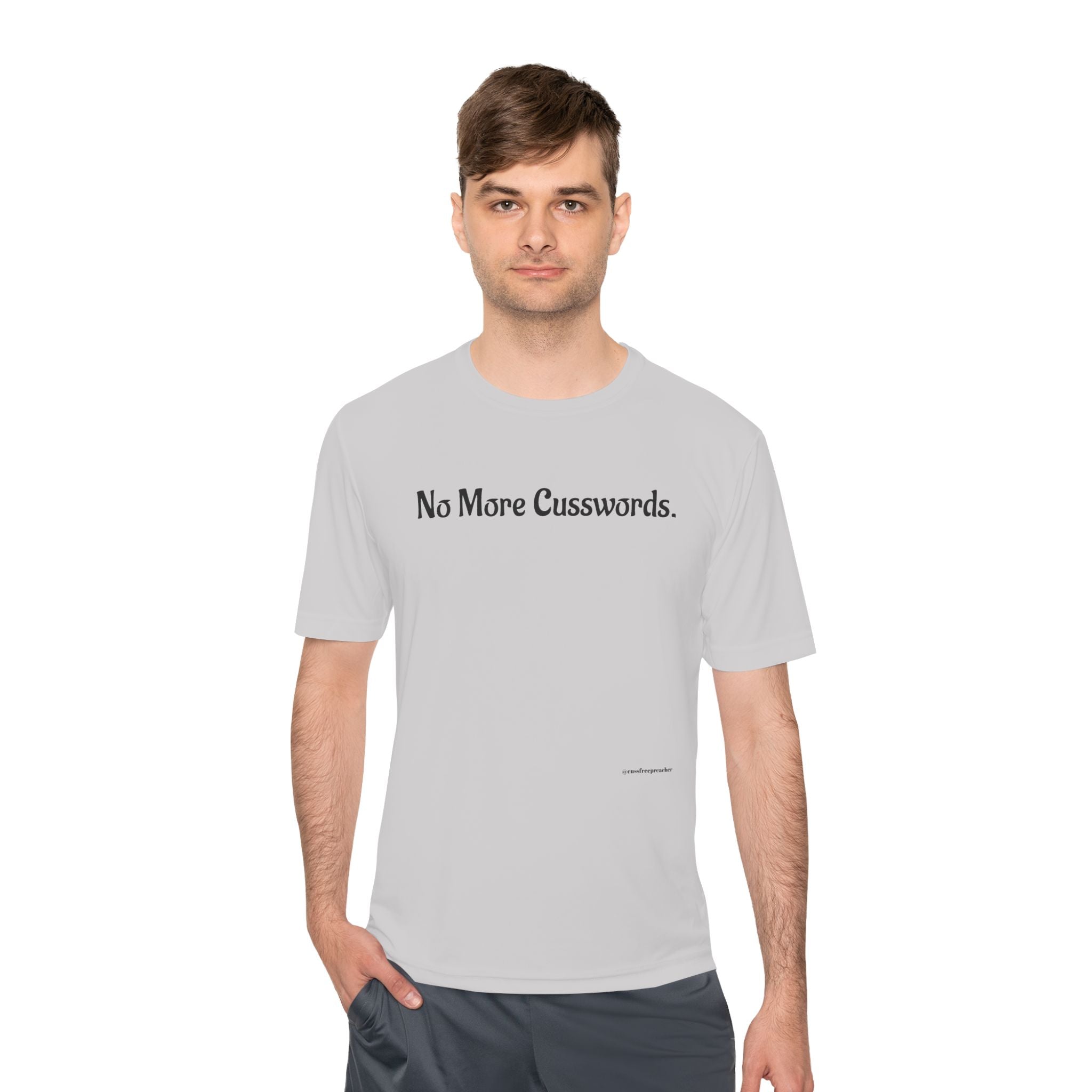 Sarcastic Unisex Moisture Wicking Tee - No More Cusswords