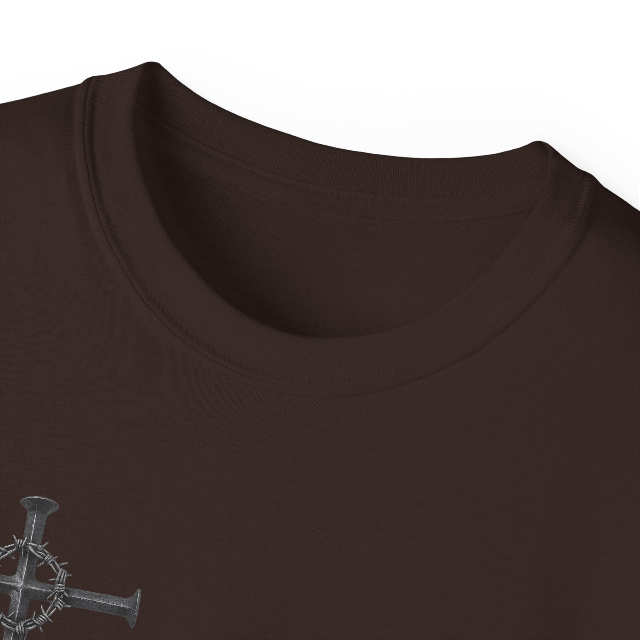 Redeemed Black Tee Elite Cross Logo Unisex T-Shirt
