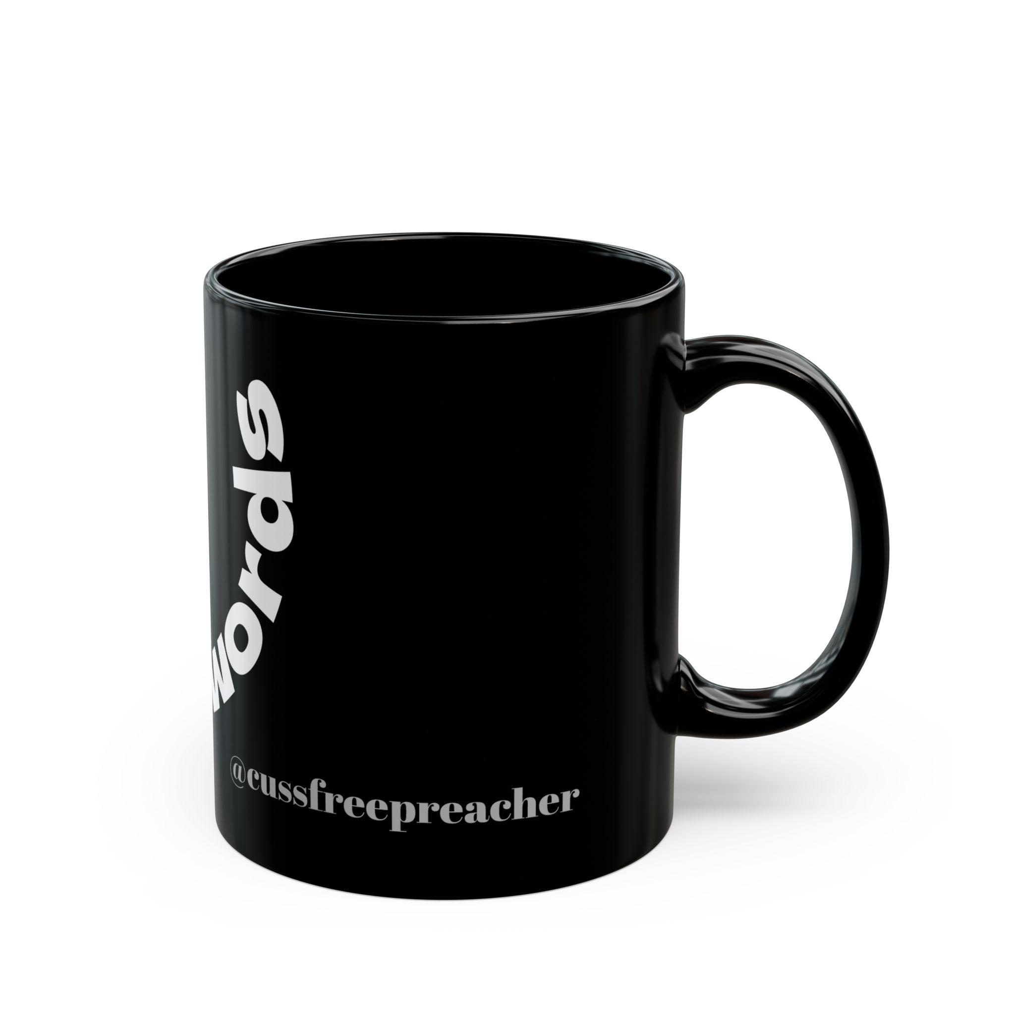 Cusswords Black Mug - Cheeky Coffee Cup for Cursing Lovers, Fun Gift for Birthdays, Holidays, or Any Sassy Occasion, 11oz, 15oz