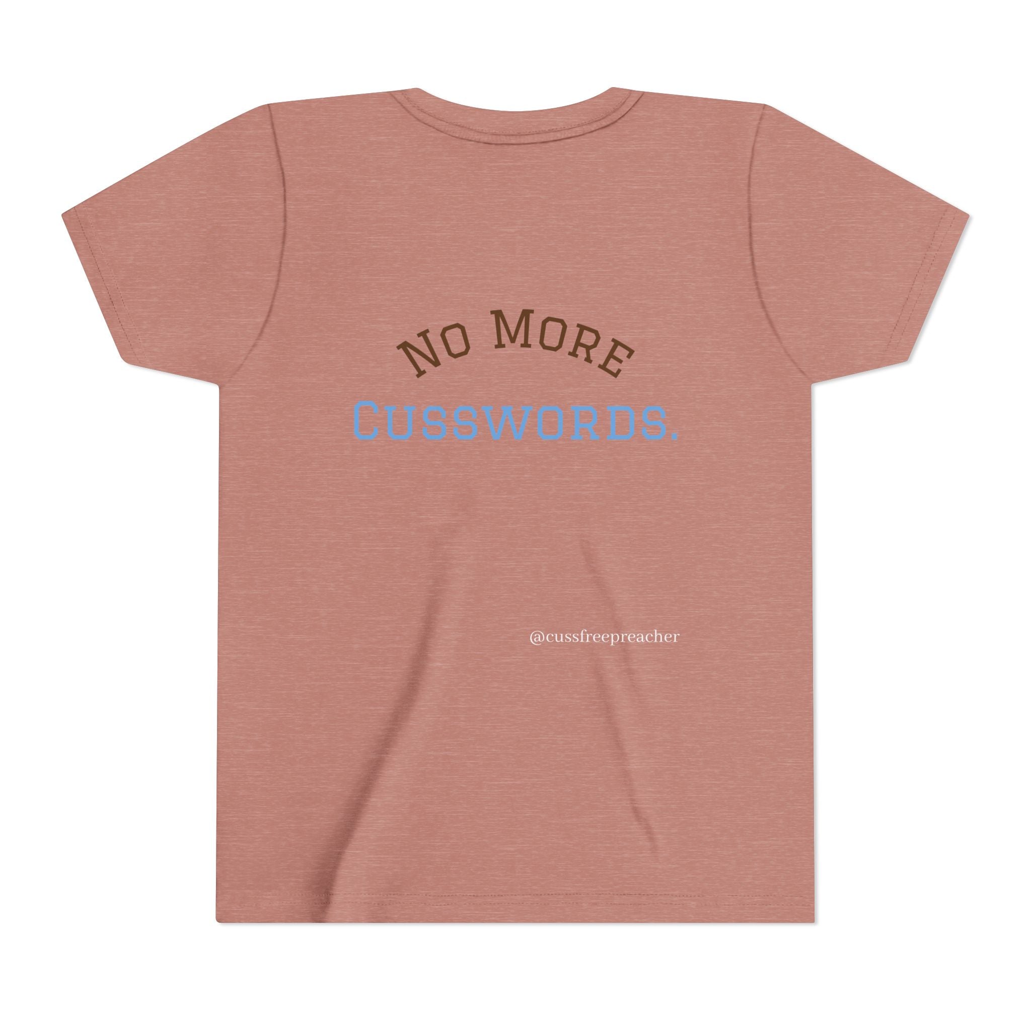 Funny Kids Tee - No More Cusswords Youth Shirt