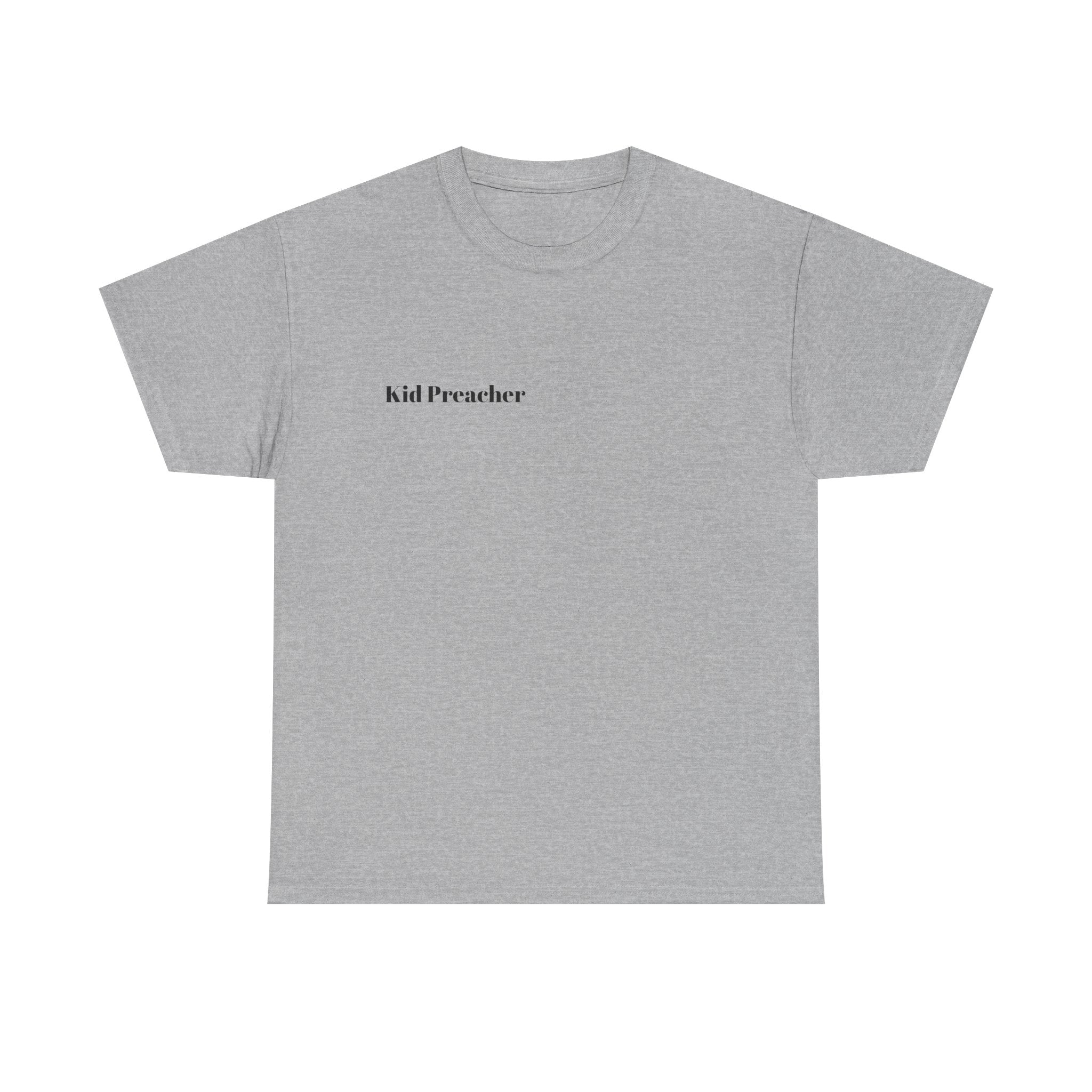 Graphic T-Shirt 'Kid Preacher' with Bible Verse Design