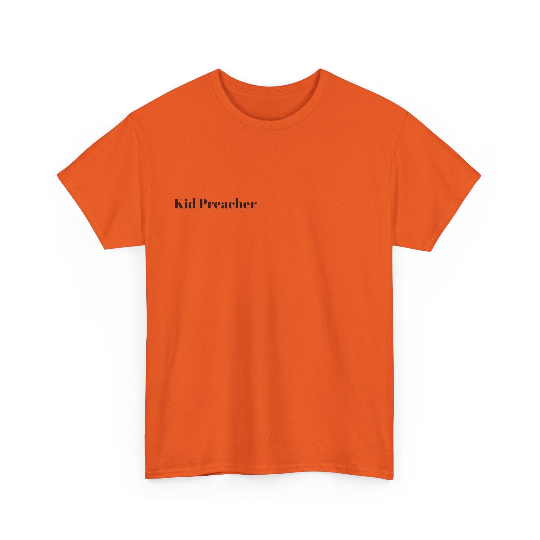 Graphic T-Shirt 'Kid Preacher' with Bible Verse Design