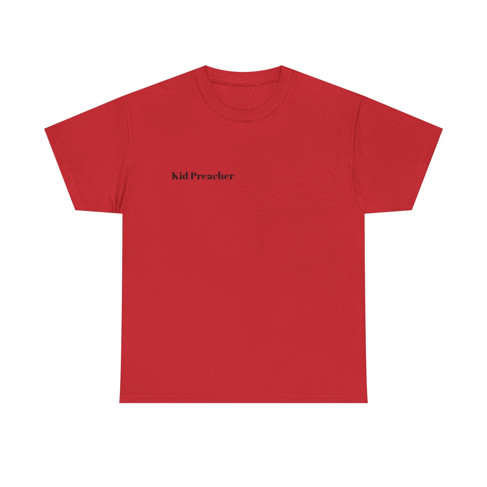 Graphic T-Shirt 'Kid Preacher' with Bible Verse Design