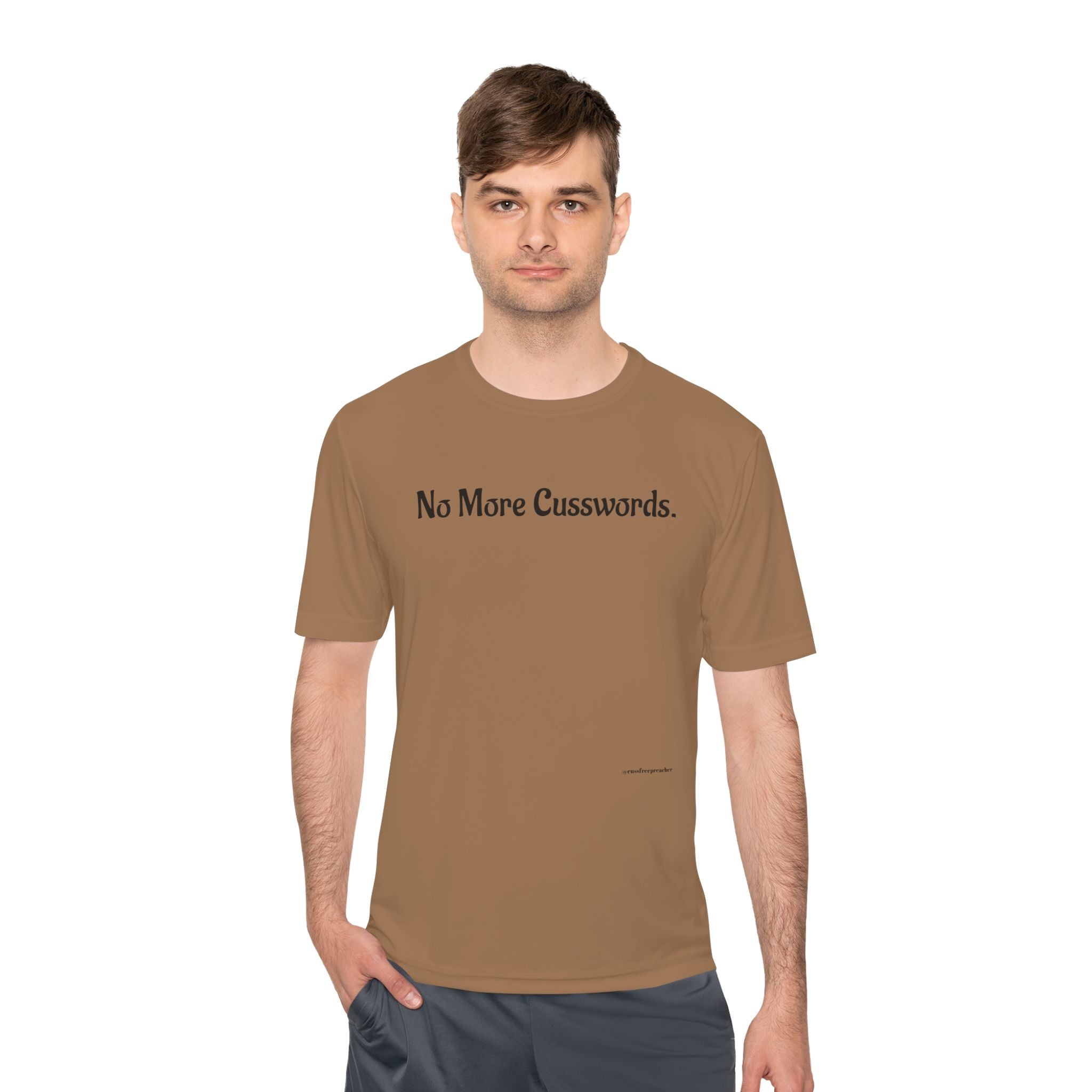Sarcastic Unisex Moisture Wicking Tee - No More Cusswords
