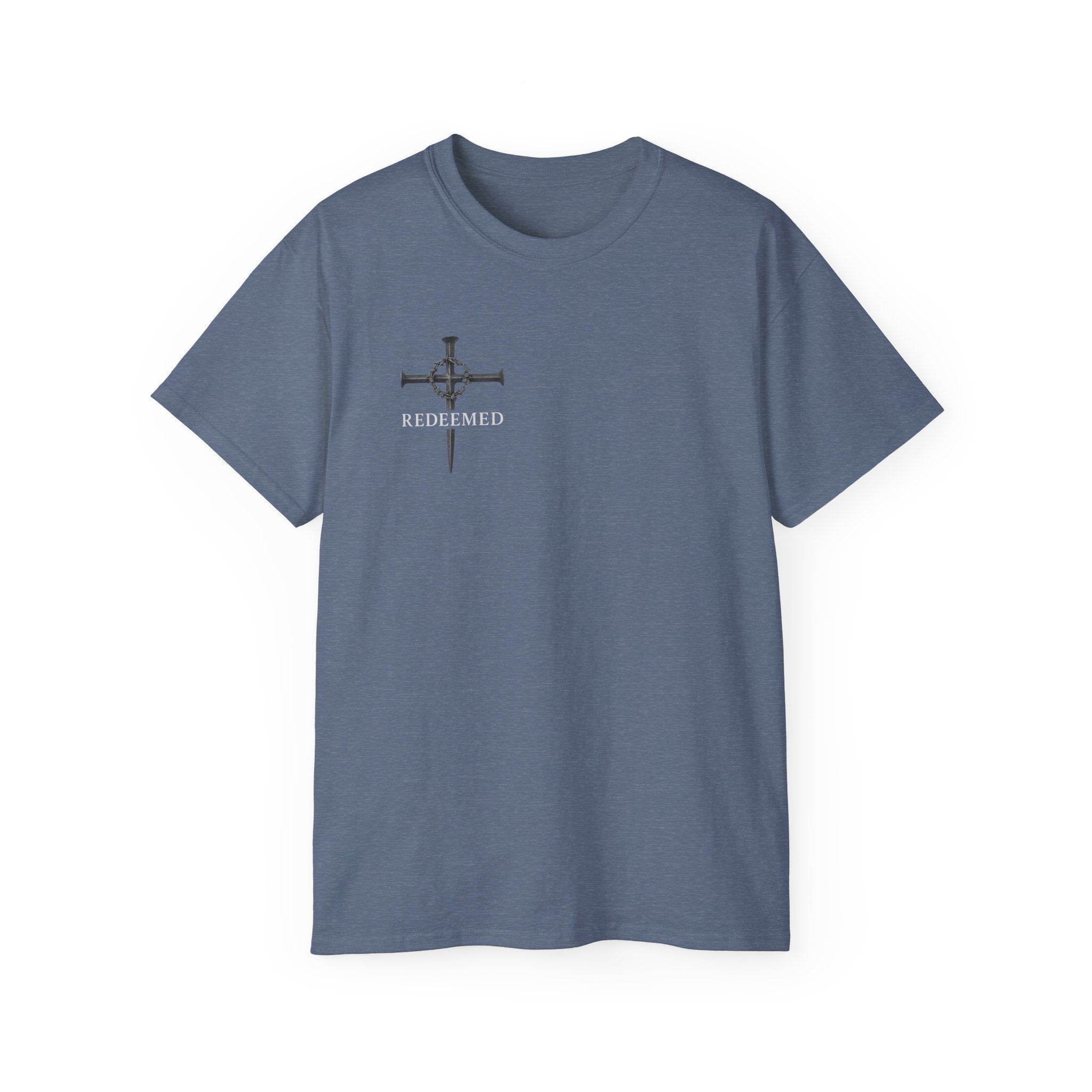 Redeemed Black Tee Elite Cross Logo Unisex T-Shirt