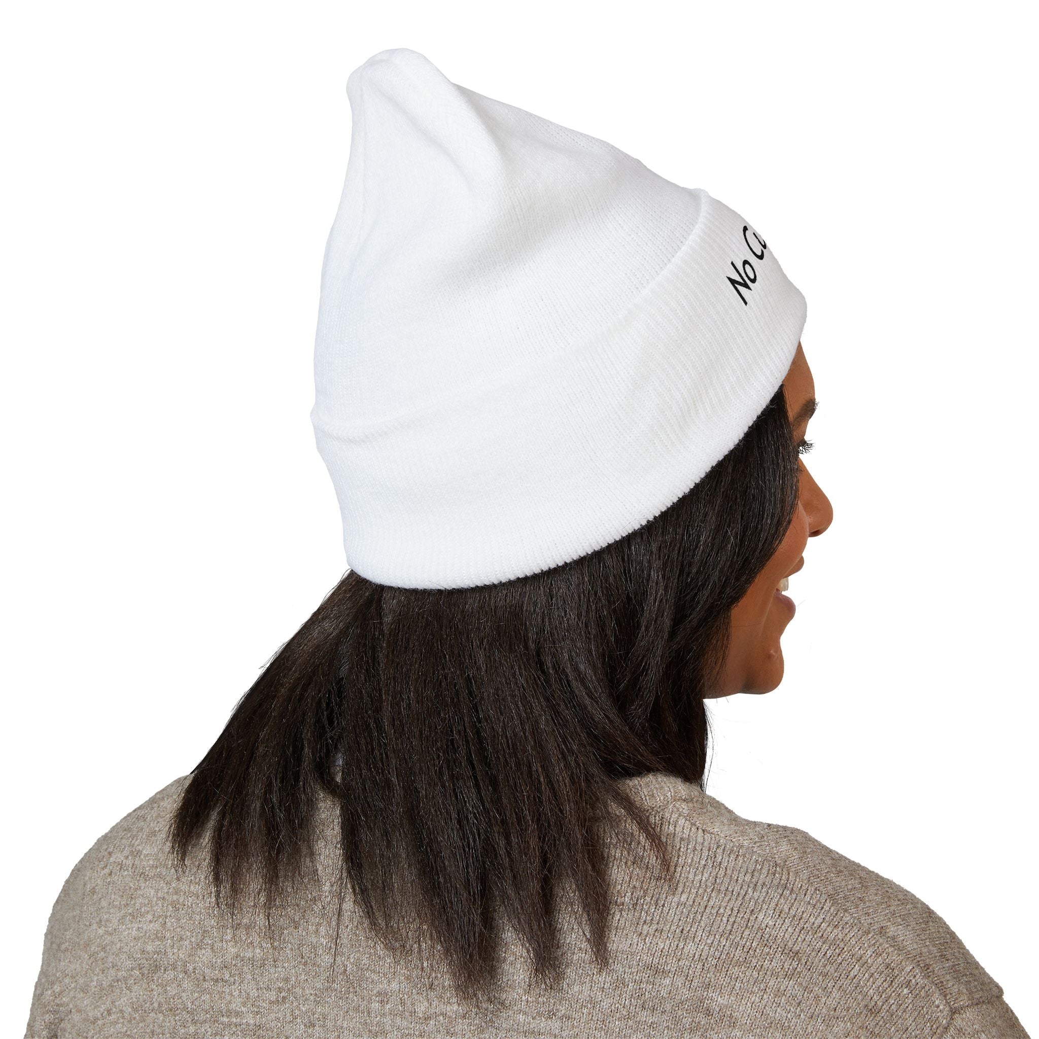 Beanie Hat - No More Cusswords Period Embroidered Beanie