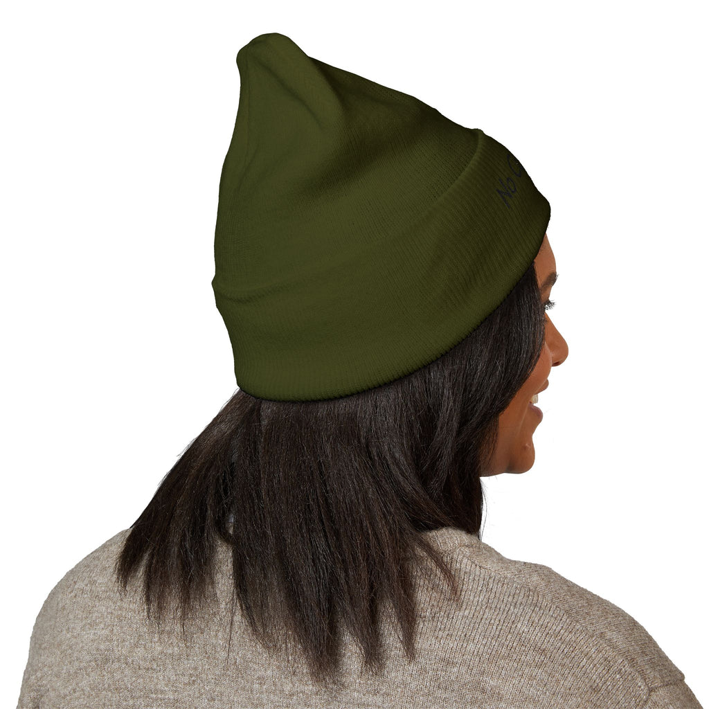 Beanie Hat - No More Cusswords Period Embroidered Beanie