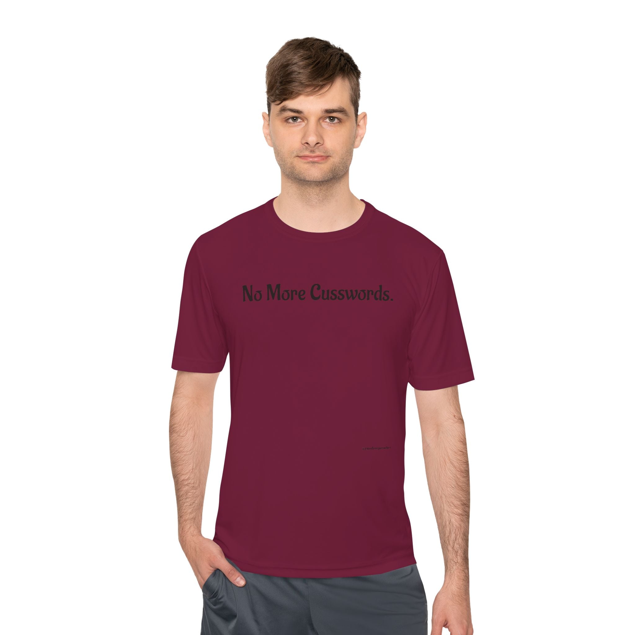 Sarcastic Unisex Moisture Wicking Tee - No More Cusswords