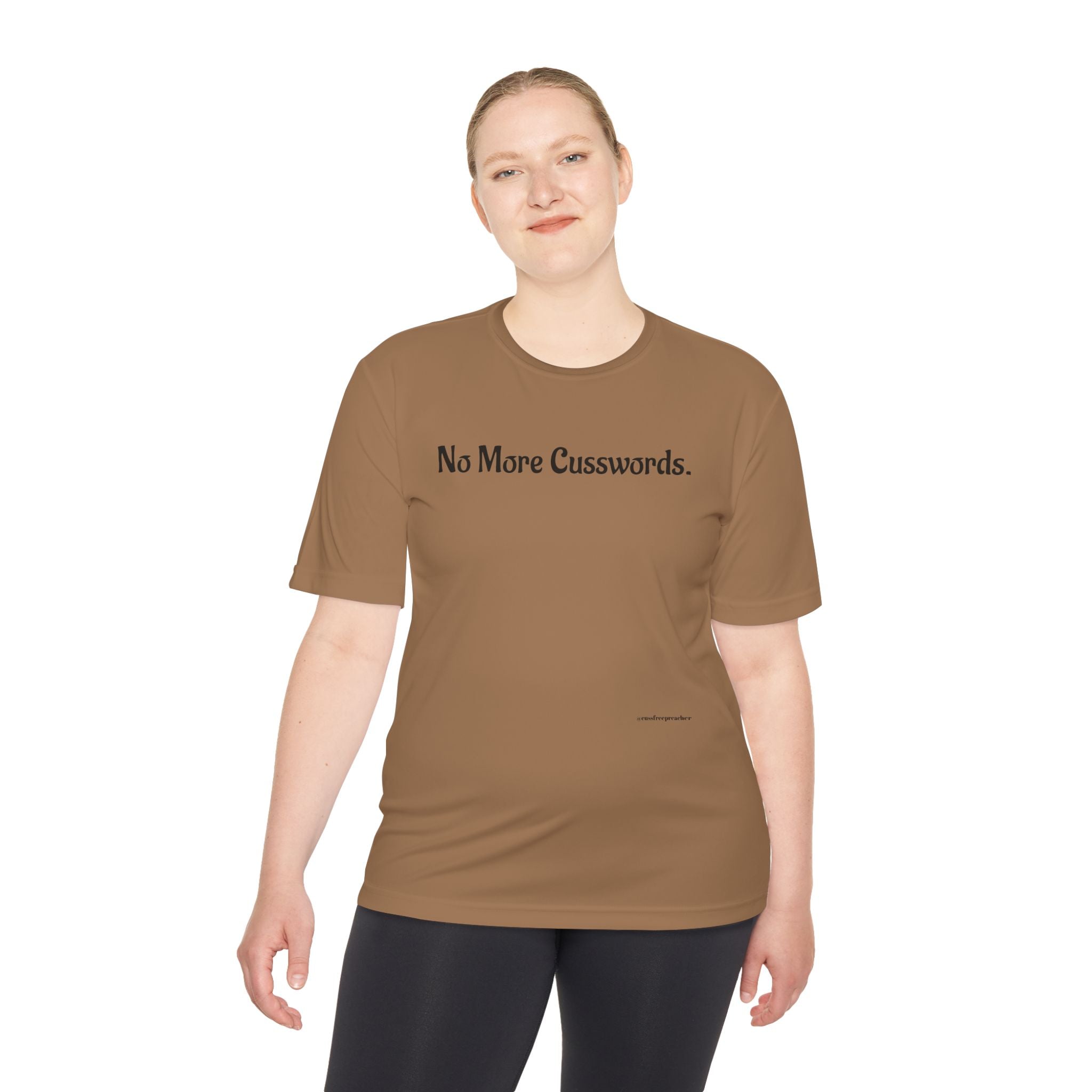 Sarcastic Unisex Moisture Wicking Tee - No More Cusswords