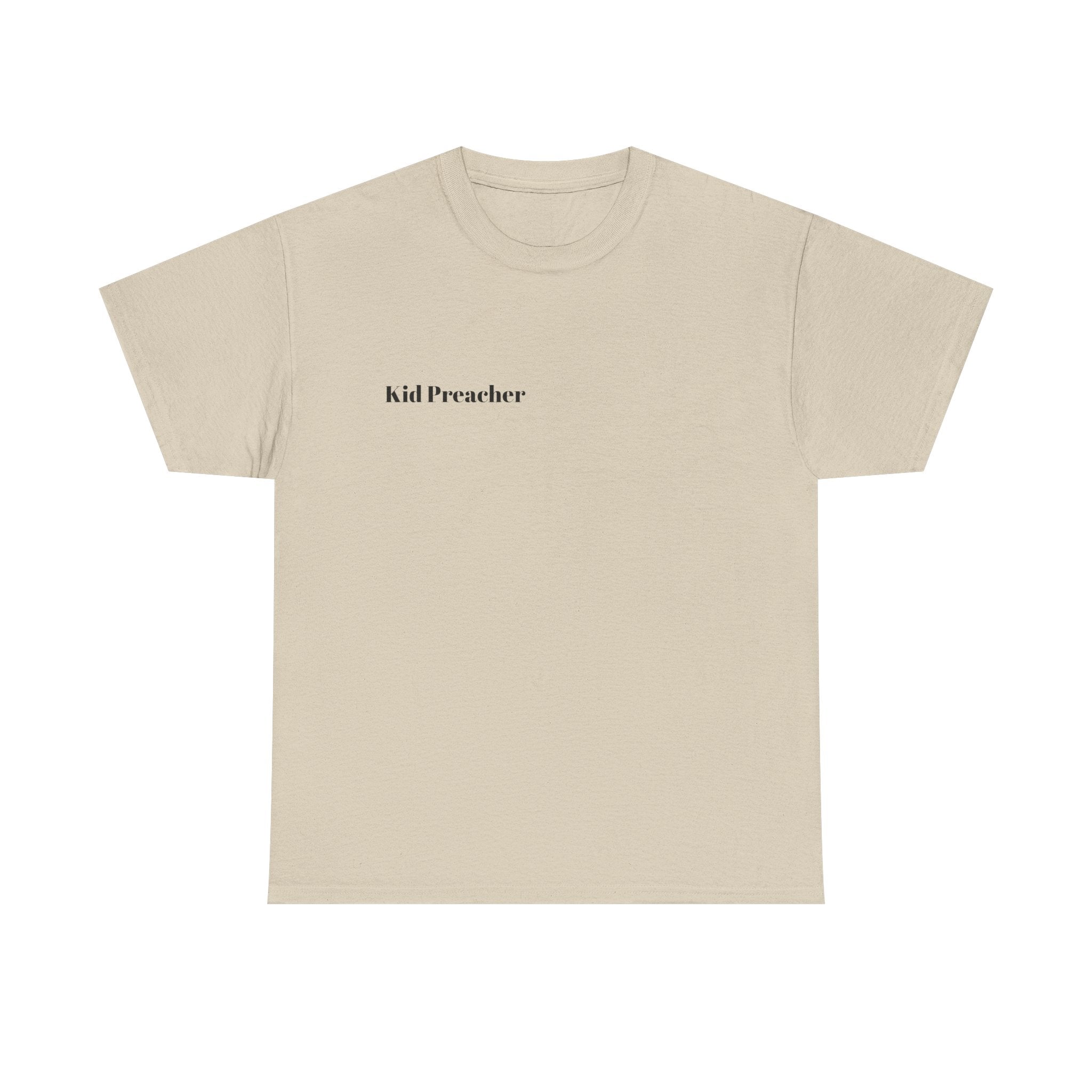Graphic T-Shirt 'Kid Preacher' with Bible Verse Design