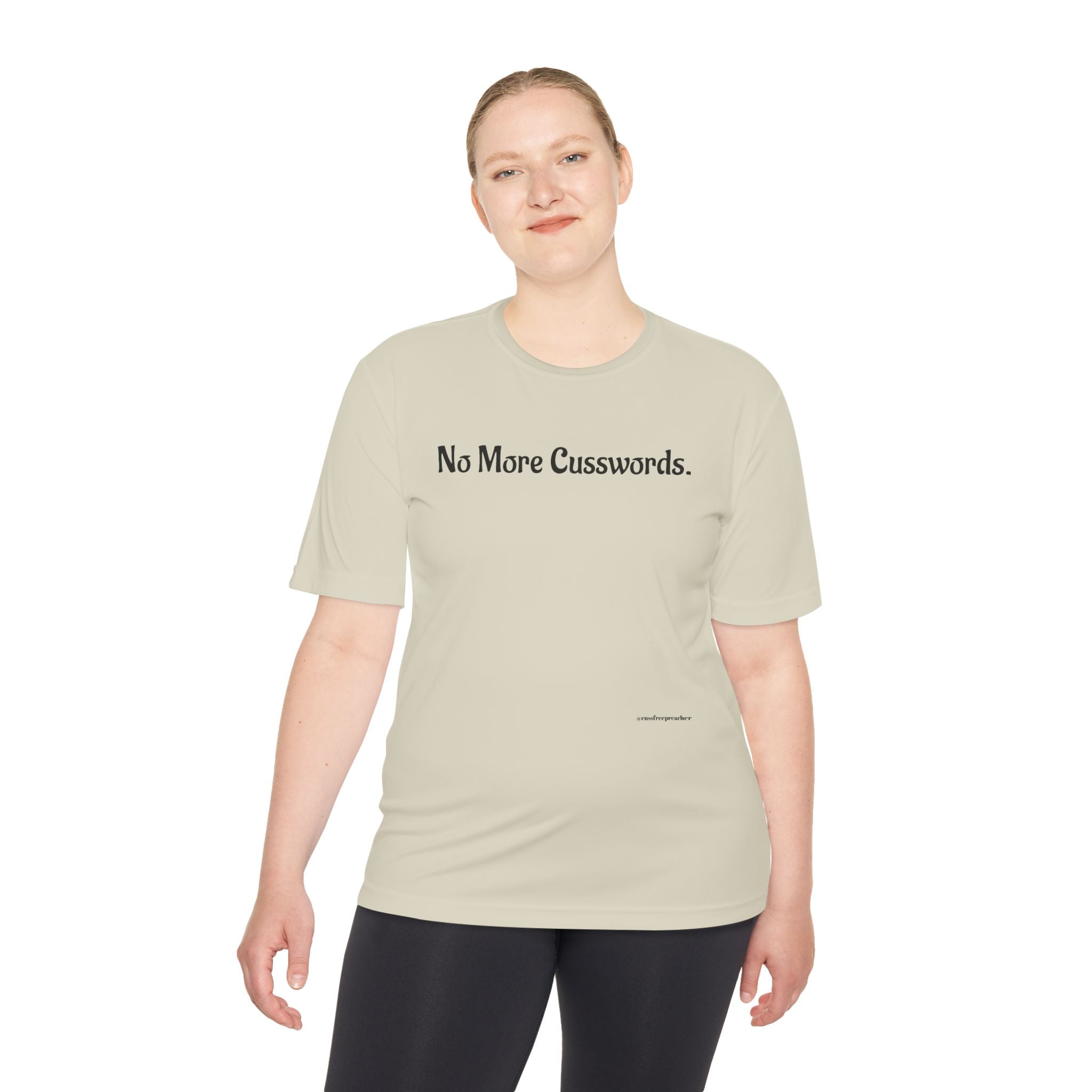 Sarcastic Unisex Moisture Wicking Tee - No More Cusswords