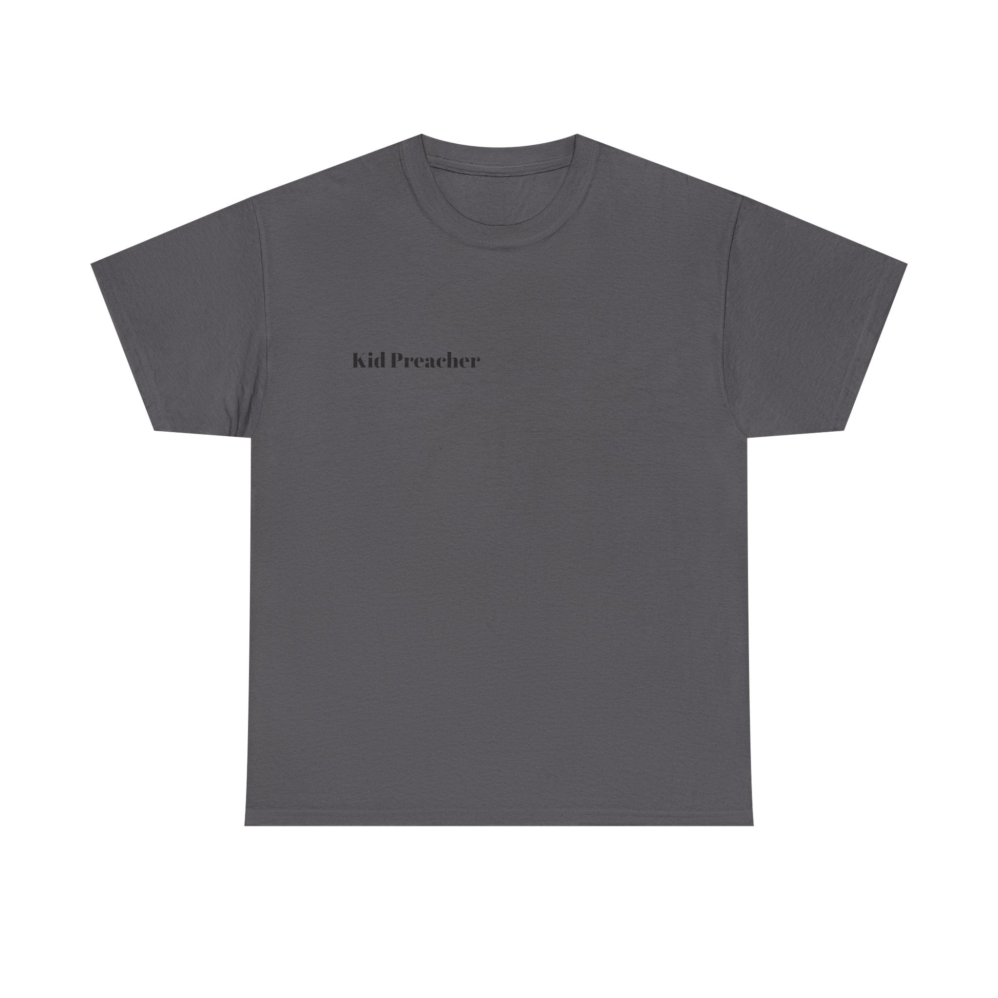 Graphic T-Shirt 'Kid Preacher' with Bible Verse Design