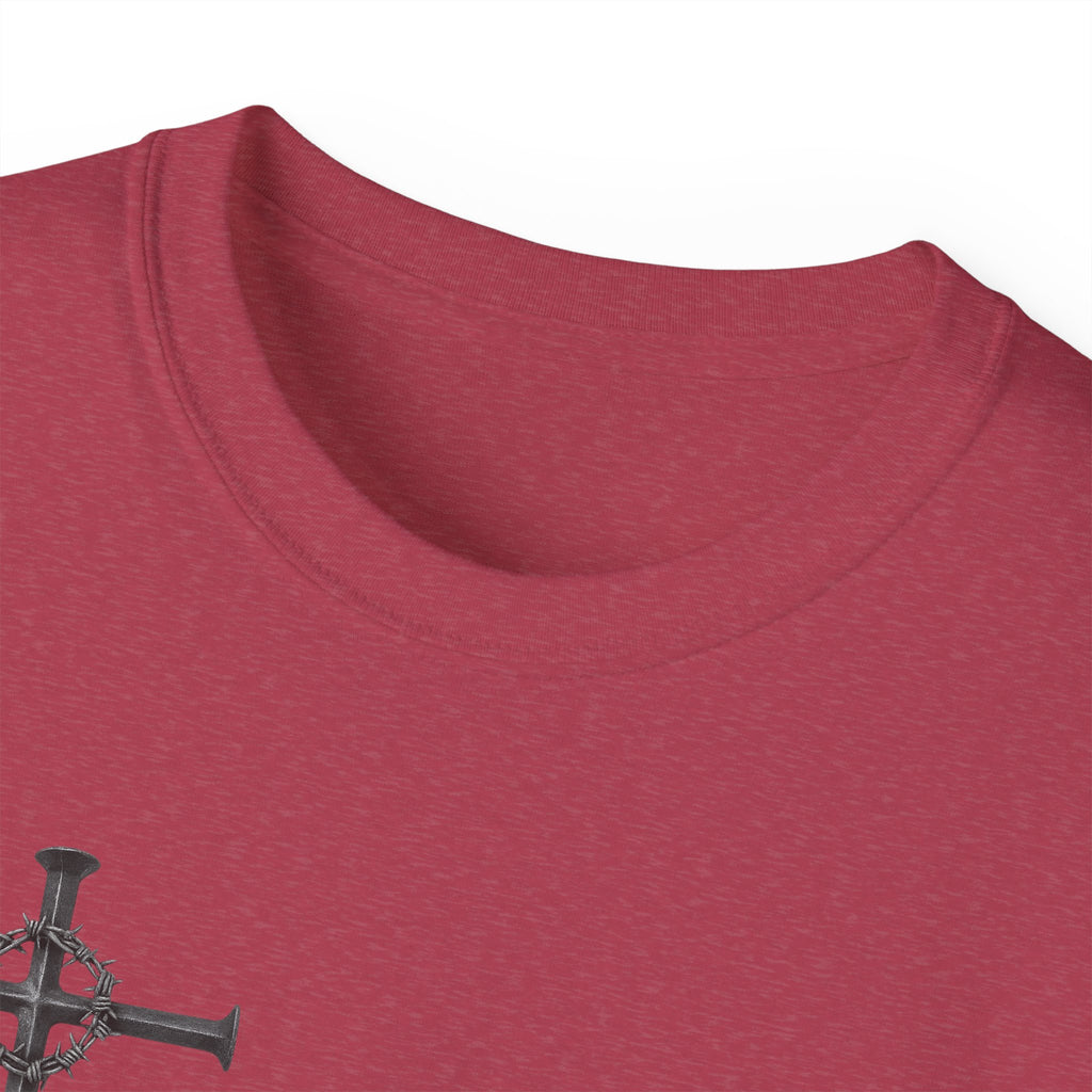 Redeemed Black Tee Elite Cross Logo Unisex T-Shirt