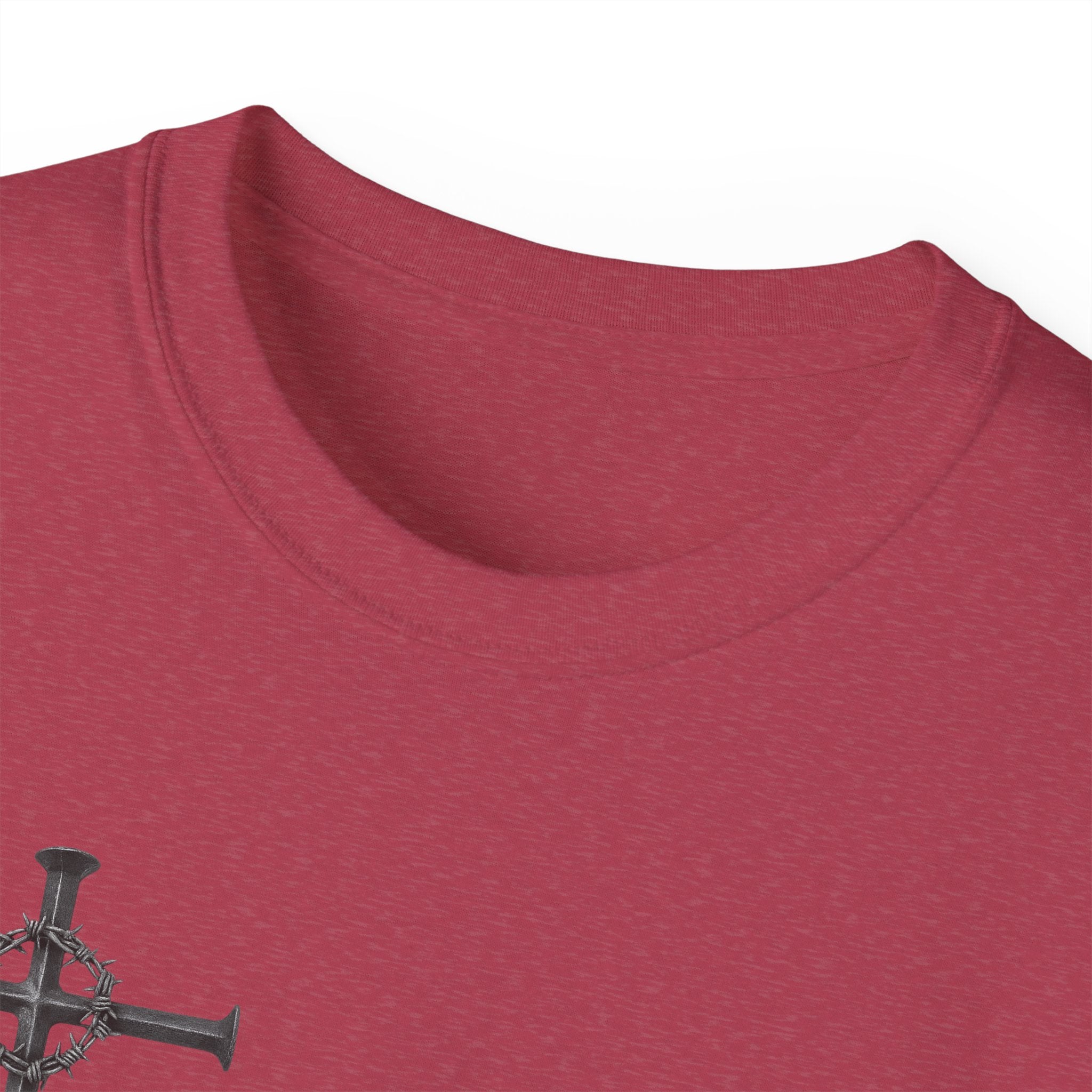 Redeemed Black Tee Elite Cross Logo Unisex T-Shirt