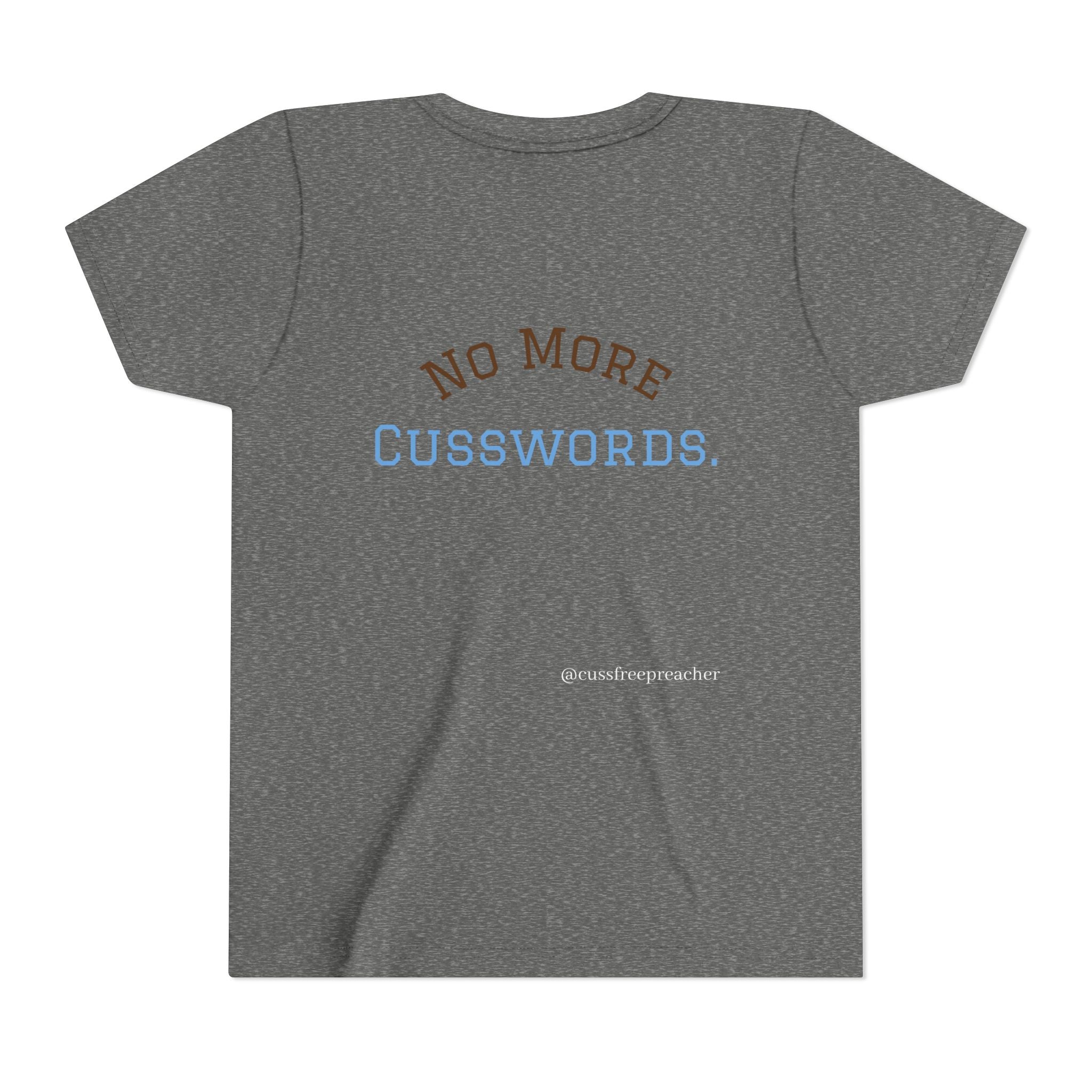 Funny Kids Tee - No More Cusswords Youth Shirt