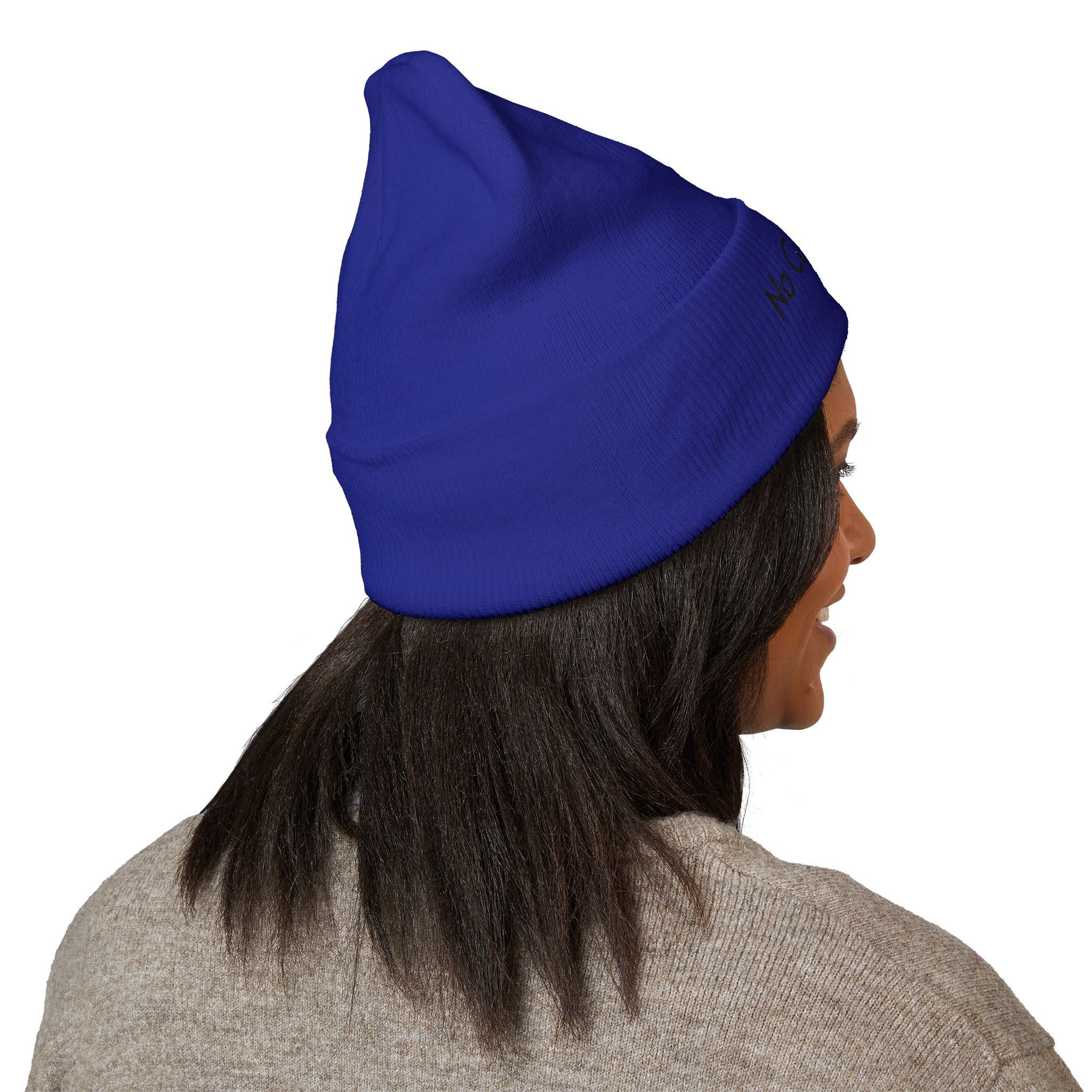Beanie Hat - No More Cusswords Period Embroidered Beanie