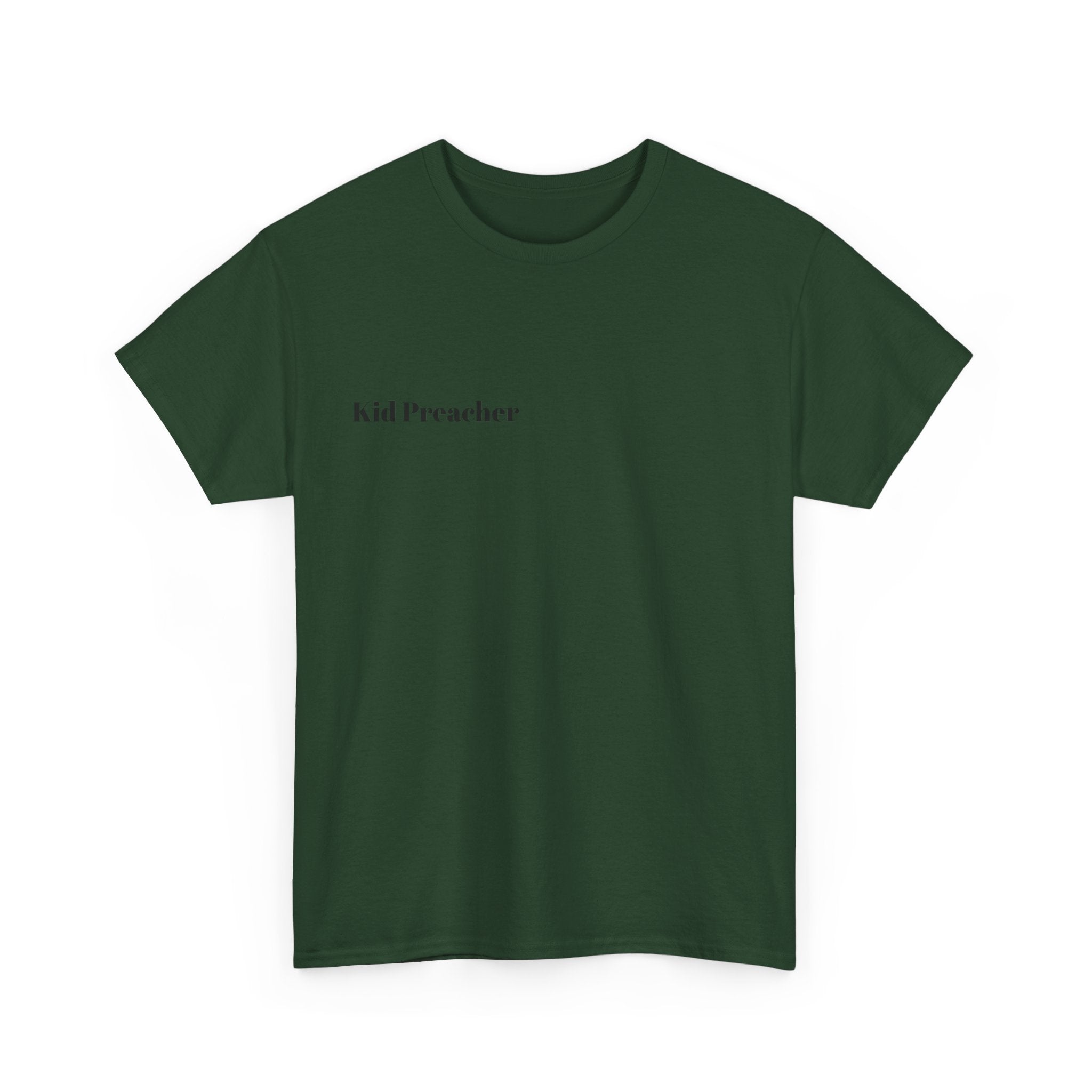 Graphic T-Shirt 'Kid Preacher' with Bible Verse Design