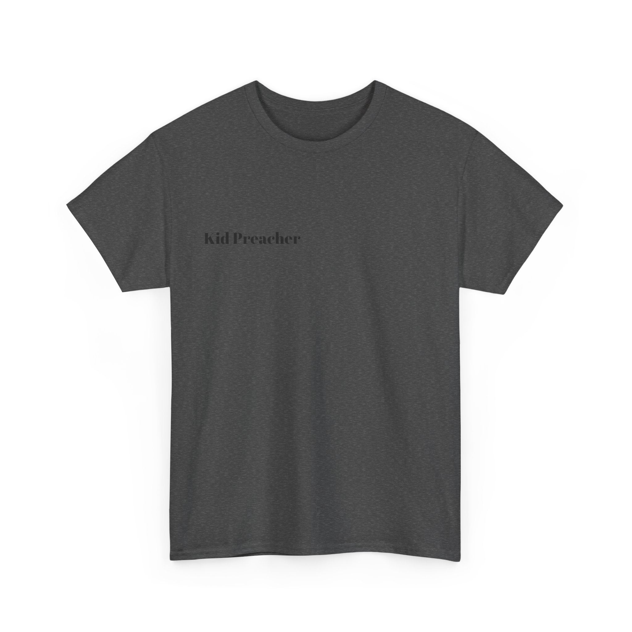 Graphic T-Shirt 'Kid Preacher' with Bible Verse Design