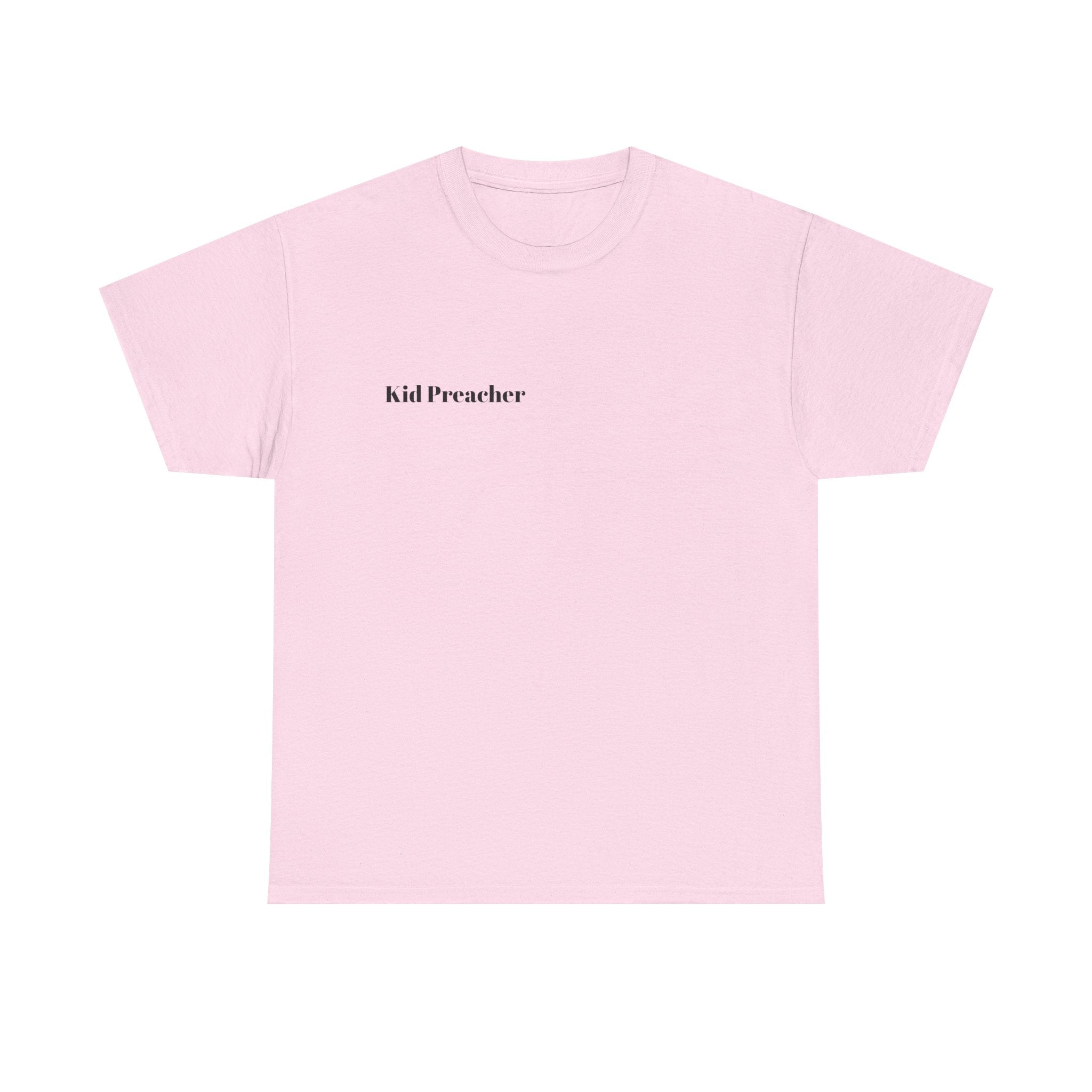 Graphic T-Shirt 'Kid Preacher' with Bible Verse Design