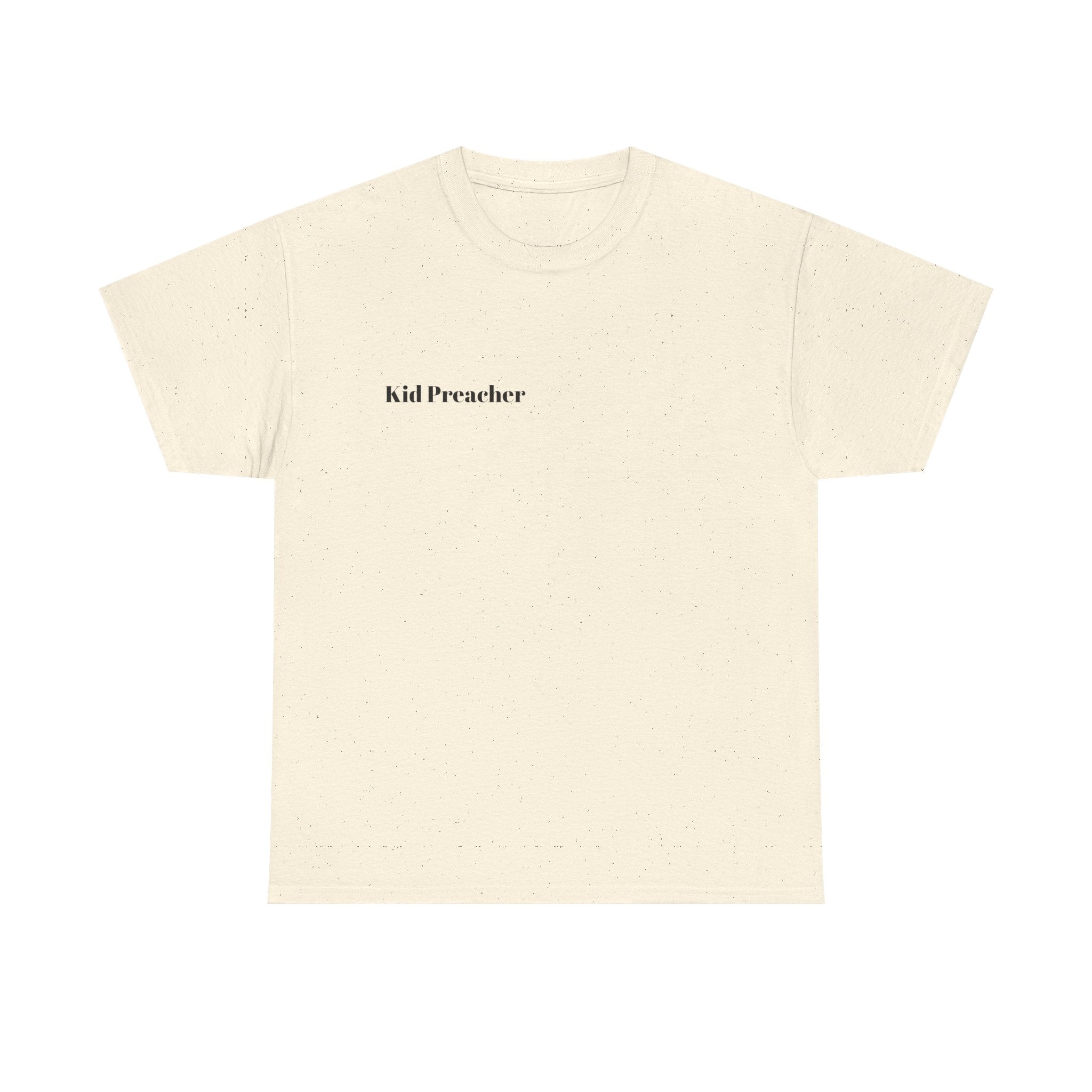 Graphic T-Shirt 'Kid Preacher' with Bible Verse Design