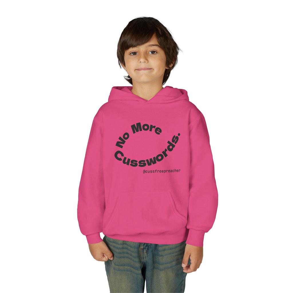 Funny Youth Hoodie - No More Cusswords, Casual Teen Sweatshirt, Birthday Gift