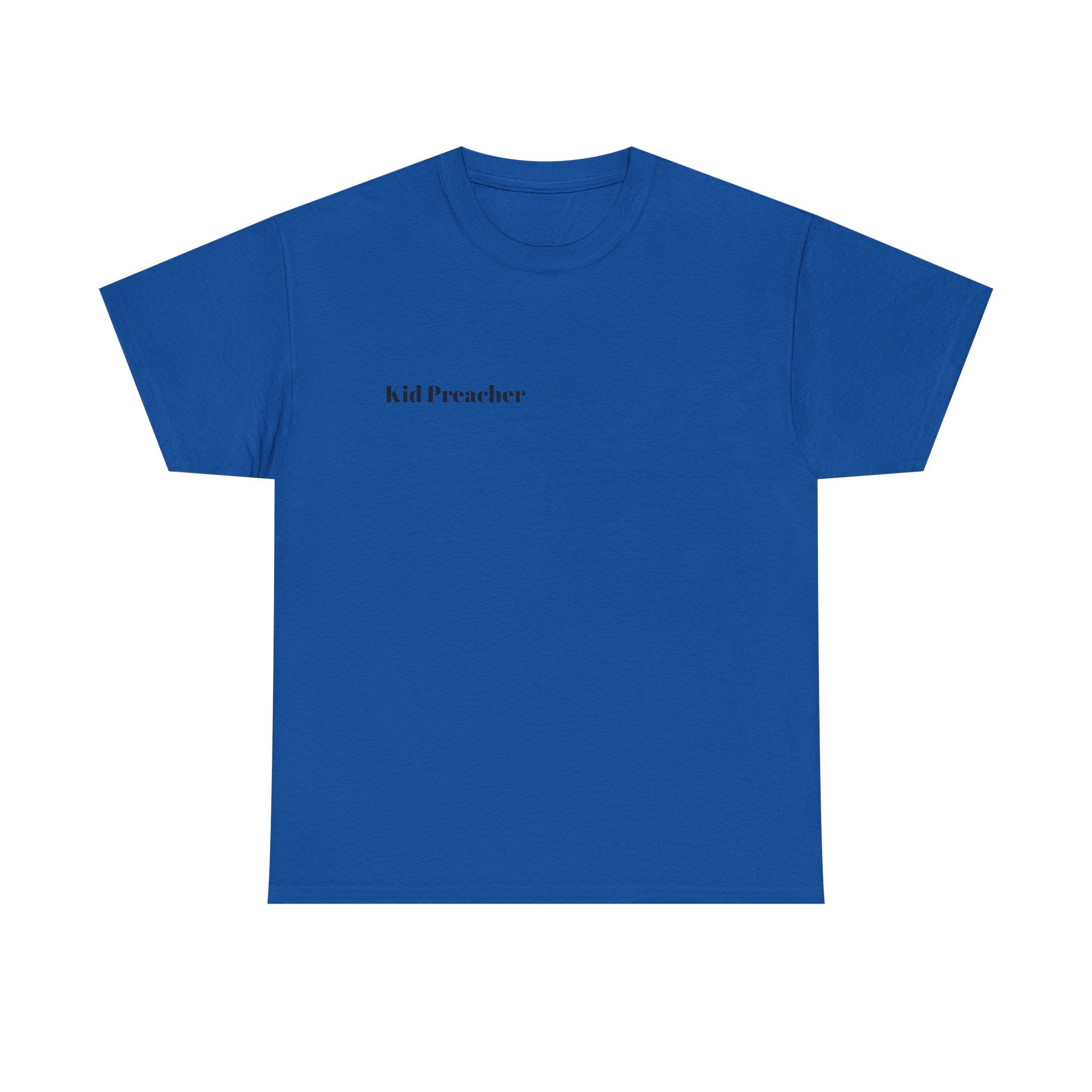 Graphic T-Shirt 'Kid Preacher' with Bible Verse Design