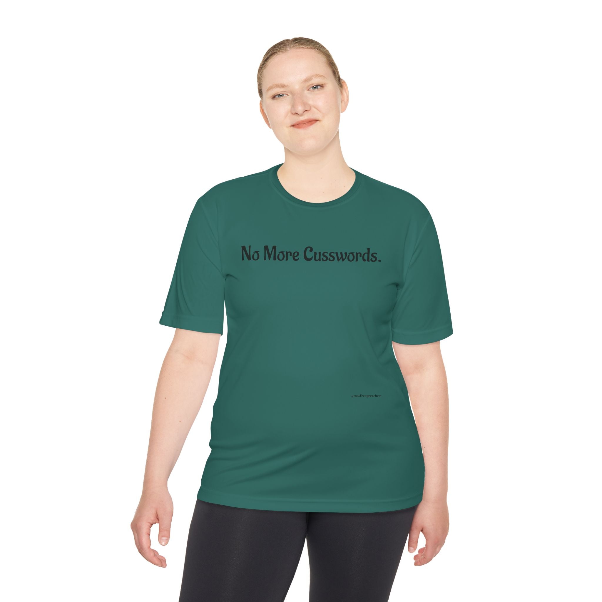 Sarcastic Unisex Moisture Wicking Tee - No More Cusswords