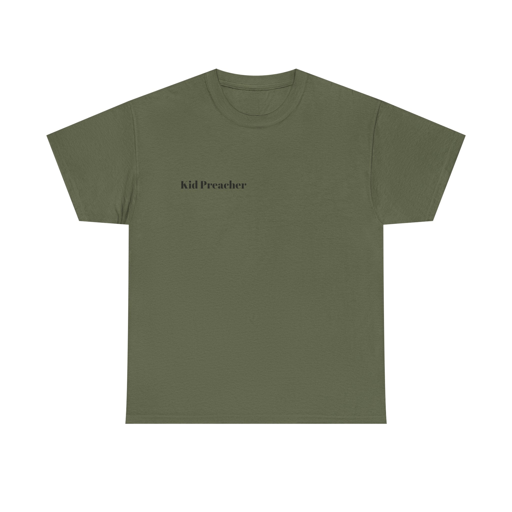 Graphic T-Shirt 'Kid Preacher' with Bible Verse Design
