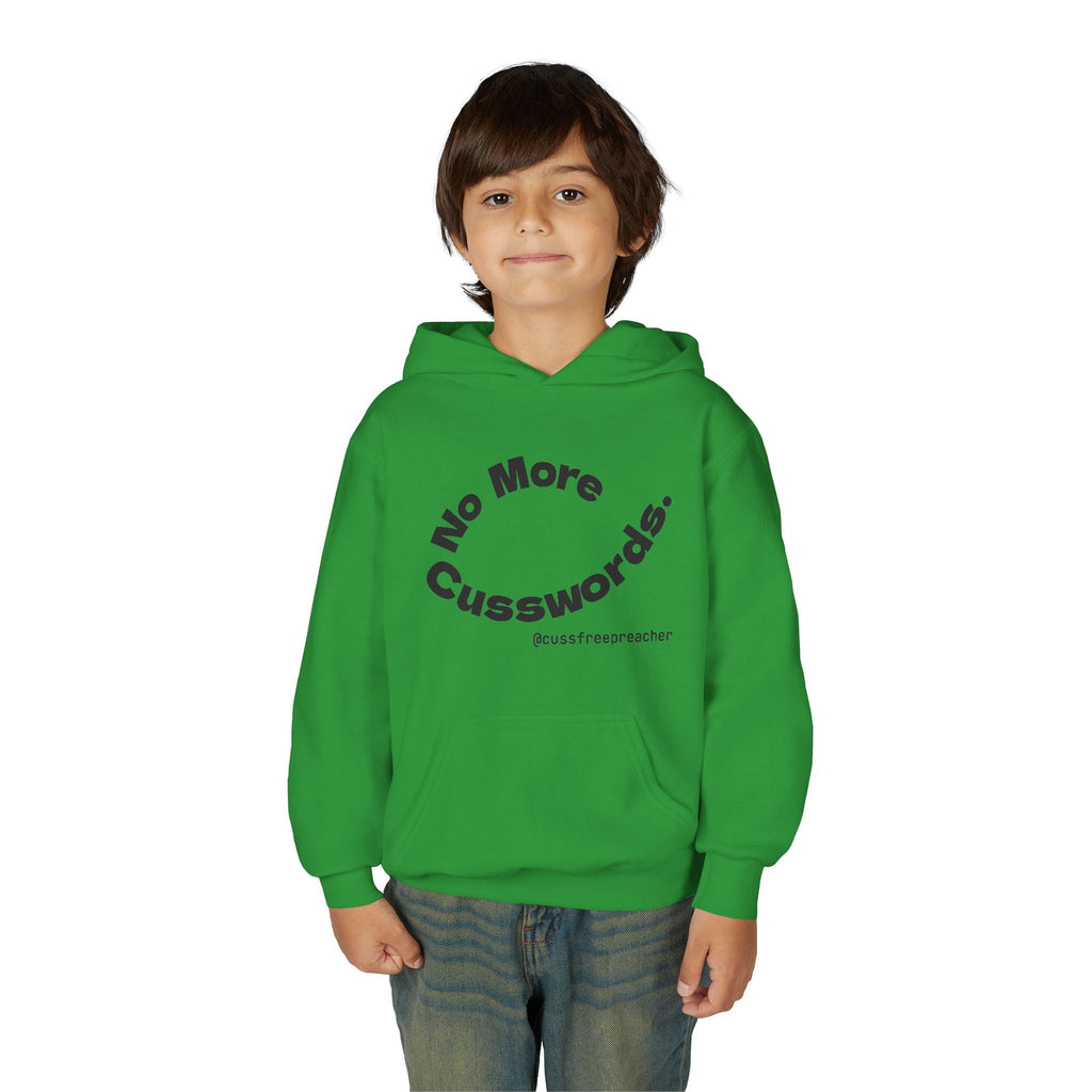 Funny Youth Hoodie - No More Cusswords, Casual Teen Sweatshirt, Birthday Gift