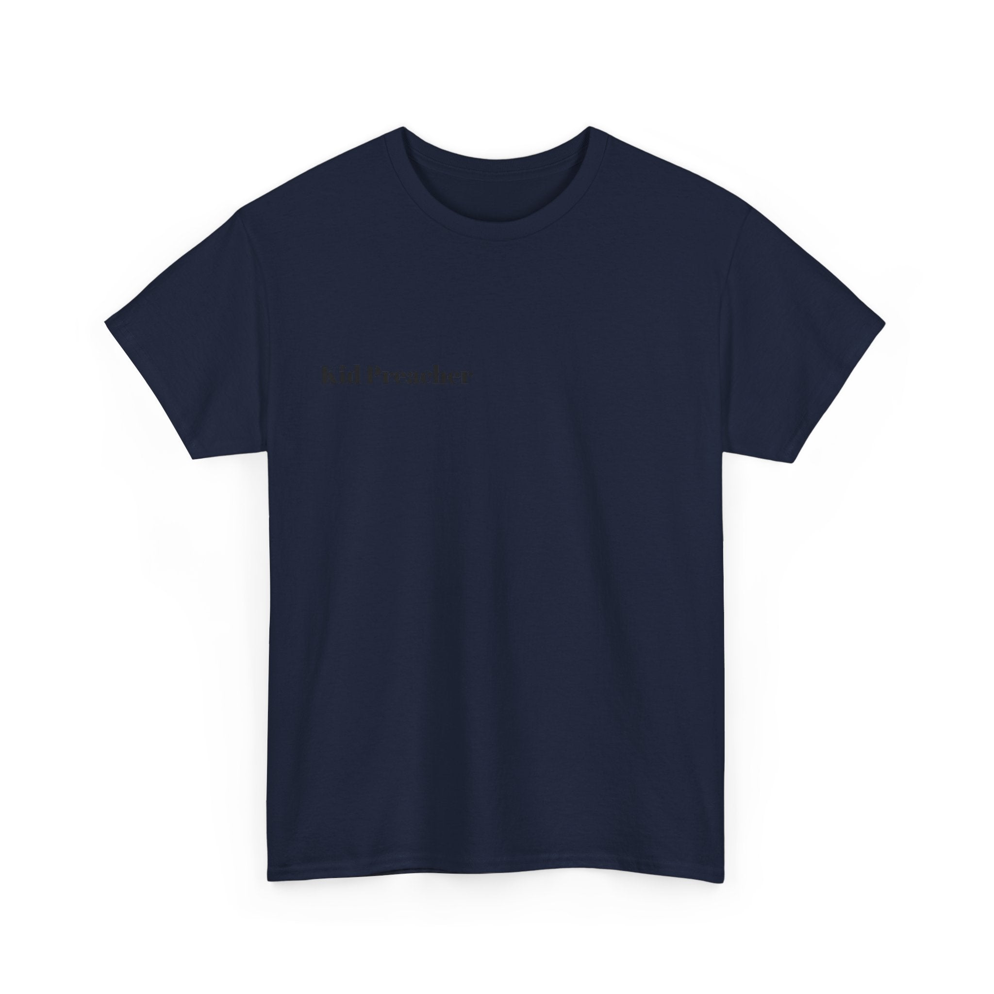 Graphic T-Shirt 'Kid Preacher' with Bible Verse Design