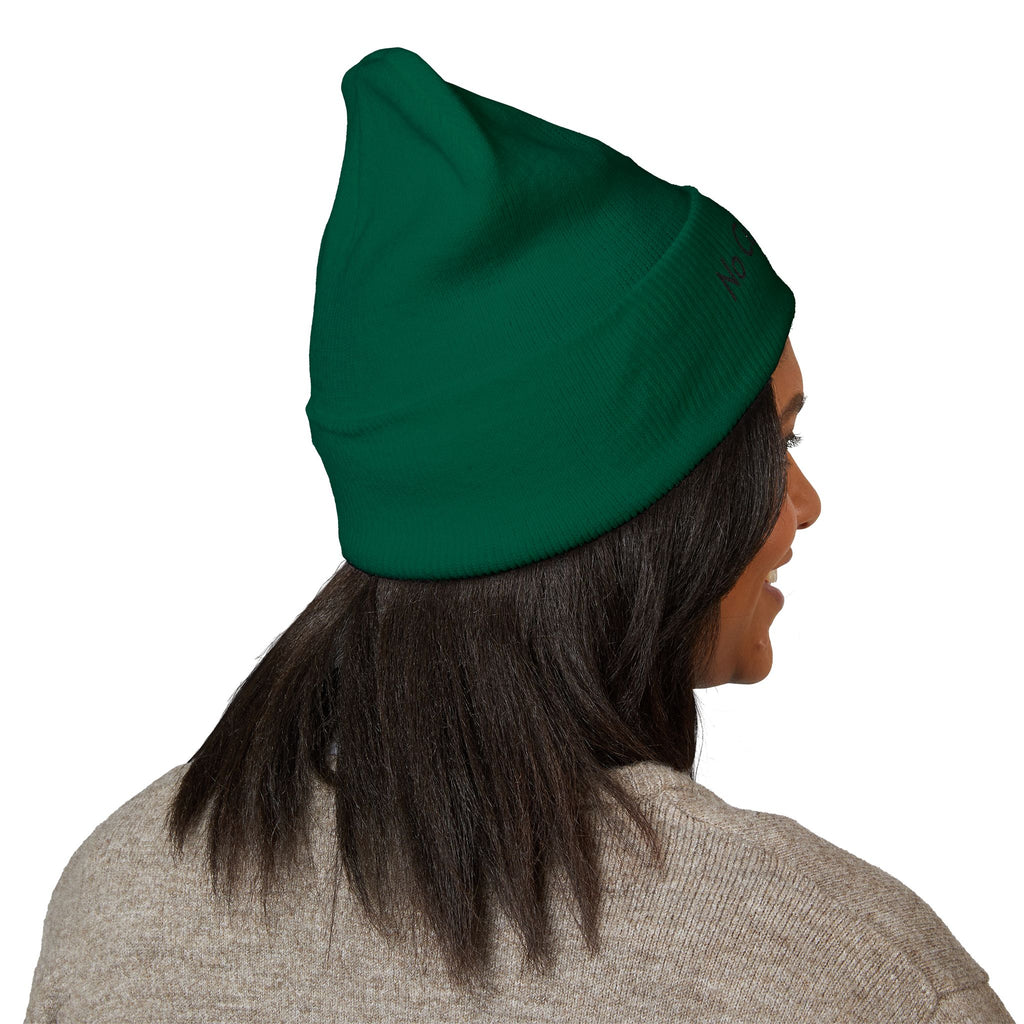 Beanie Hat - No More Cusswords Period Embroidered Beanie