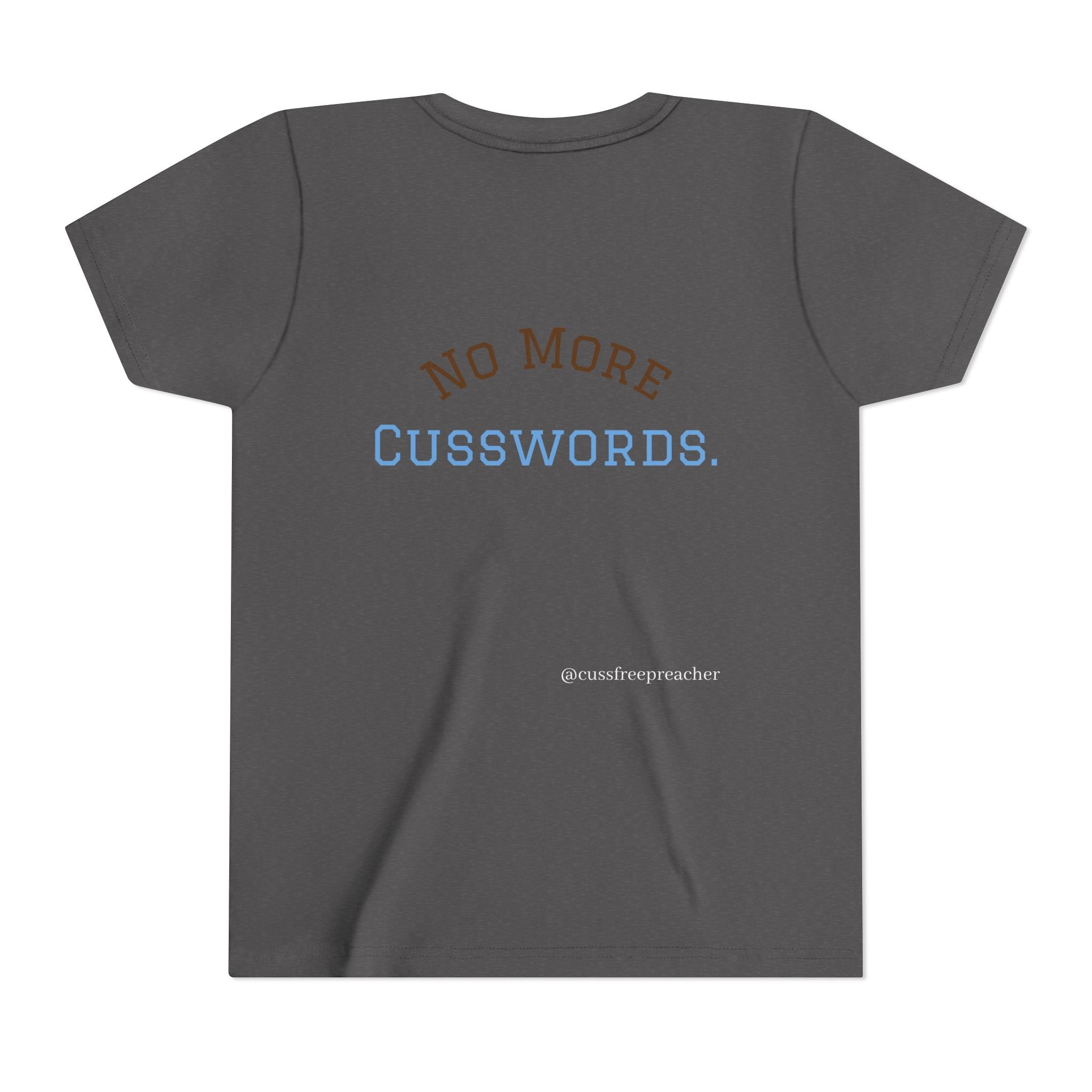 Funny Kids Tee - No More Cusswords Youth Shirt
