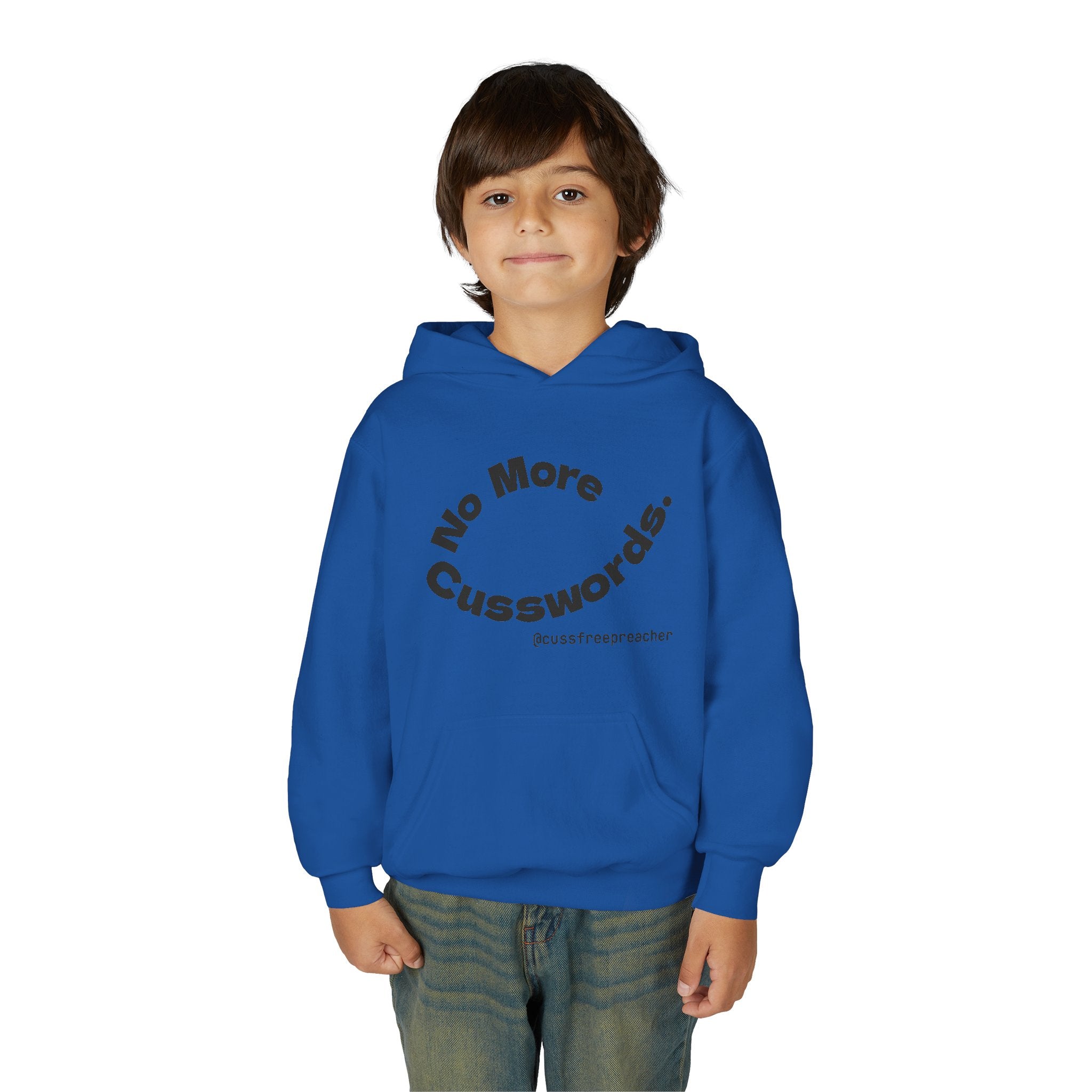 Funny Youth Hoodie - No More Cusswords, Casual Teen Sweatshirt, Birthday Gift