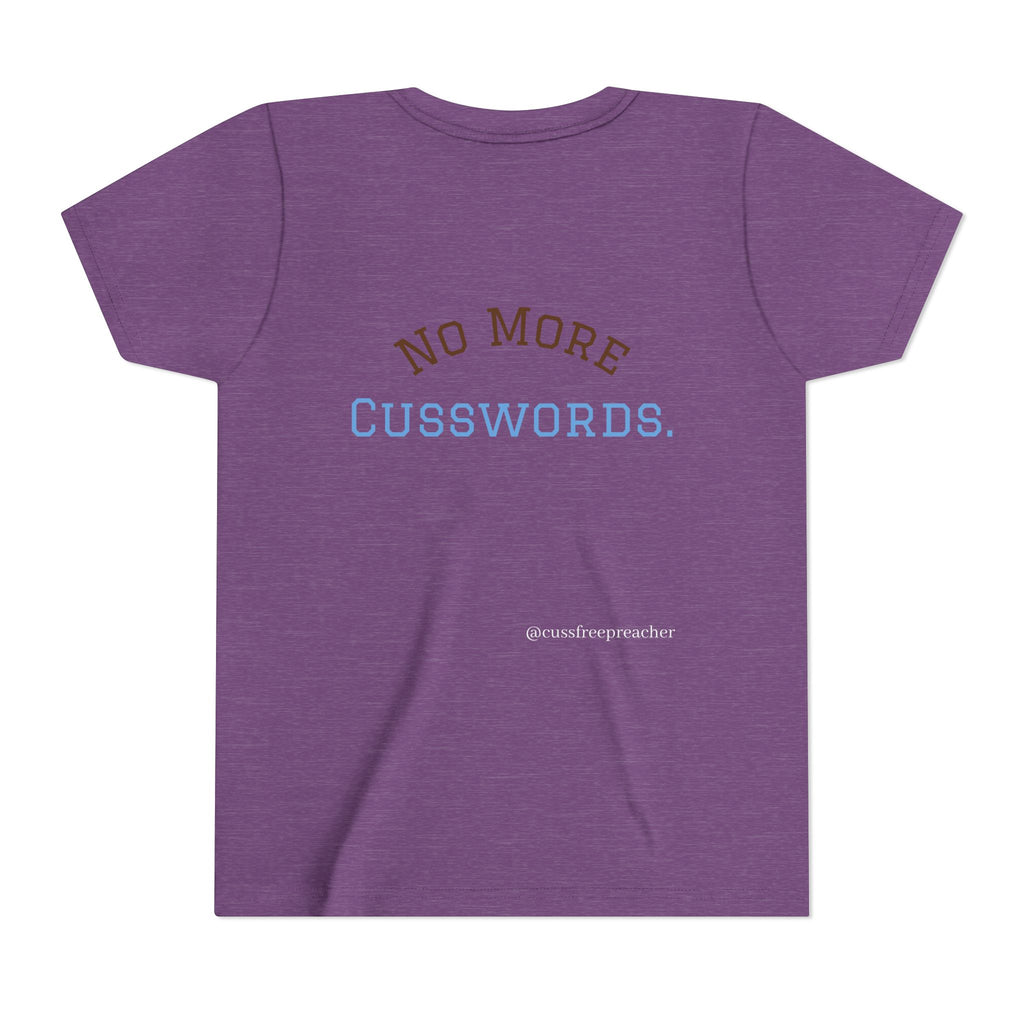 Funny Kids Tee - No More Cusswords Youth Shirt