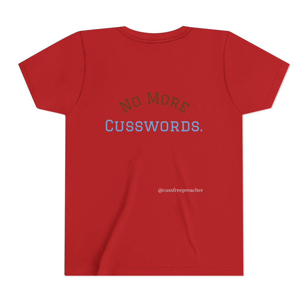 Funny Kids Tee - No More Cusswords Youth Shirt