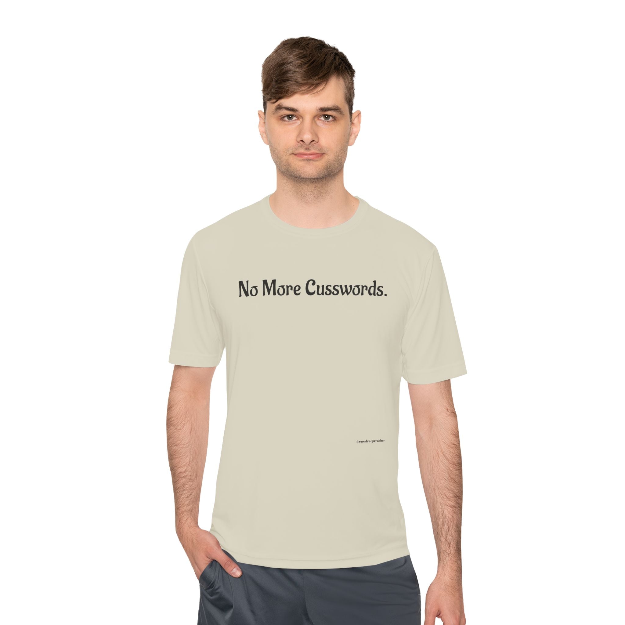 Sarcastic Unisex Moisture Wicking Tee - No More Cusswords