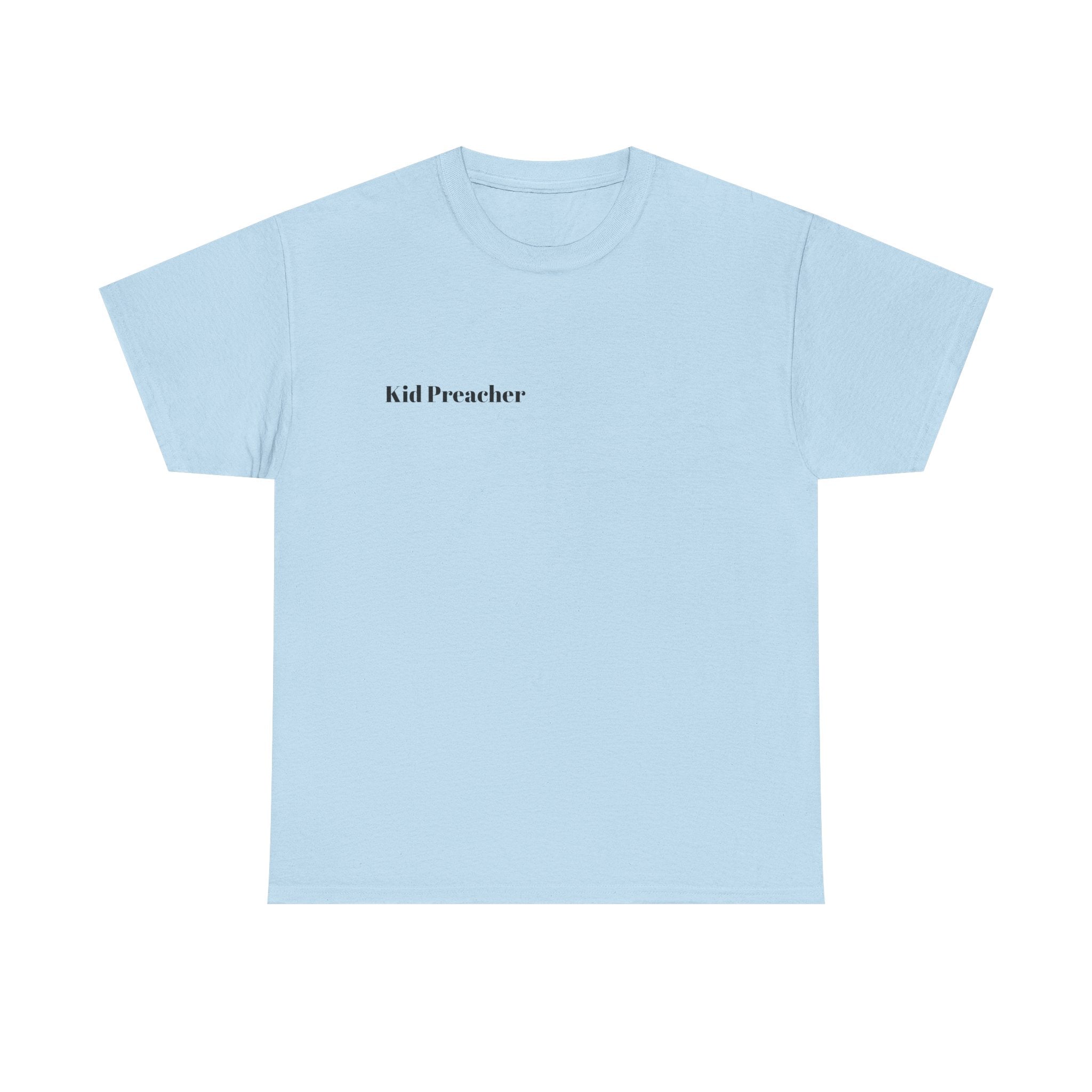 Graphic T-Shirt 'Kid Preacher' with Bible Verse Design