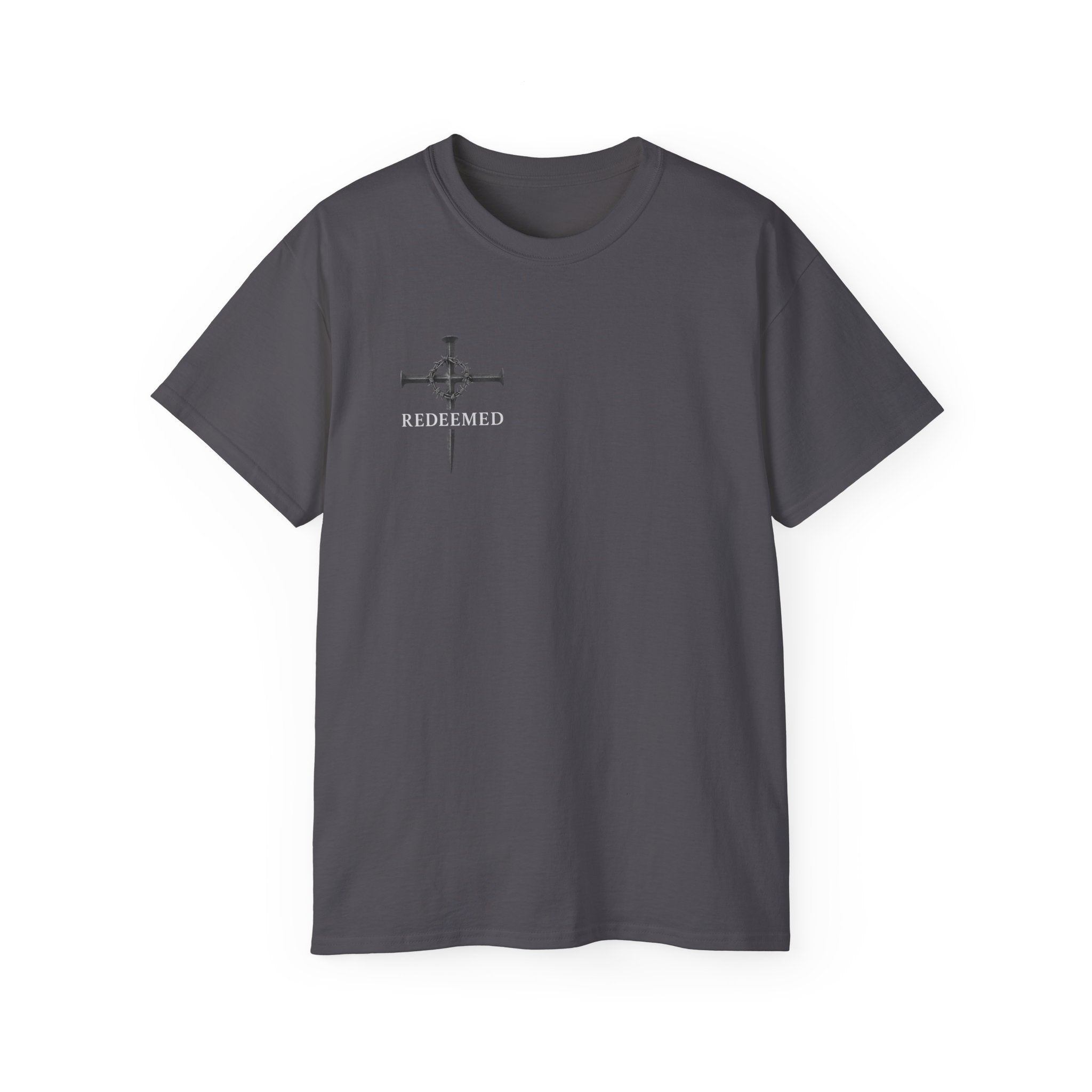 Redeemed Black Tee Elite Cross Logo Unisex T-Shirt