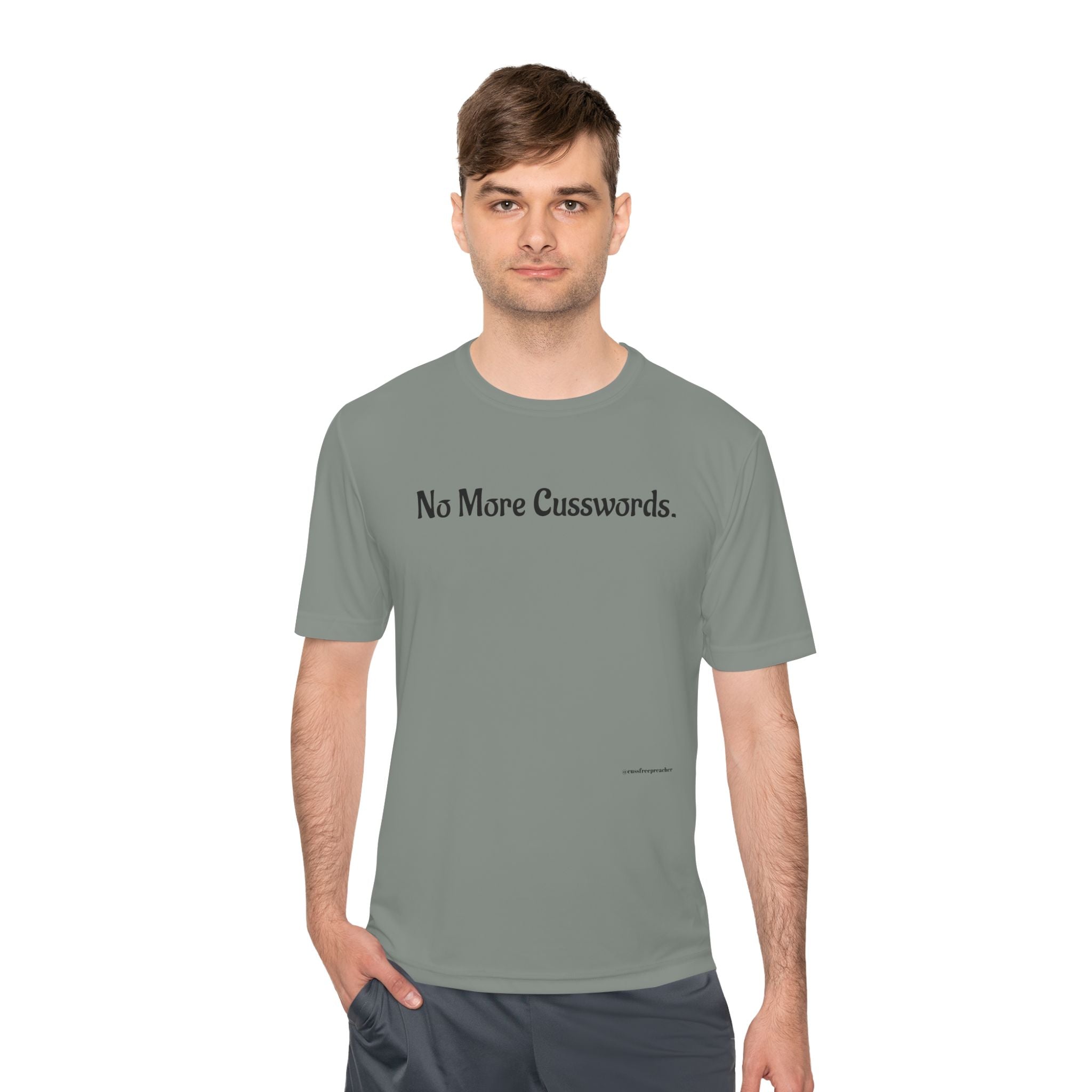 Sarcastic Unisex Moisture Wicking Tee - No More Cusswords