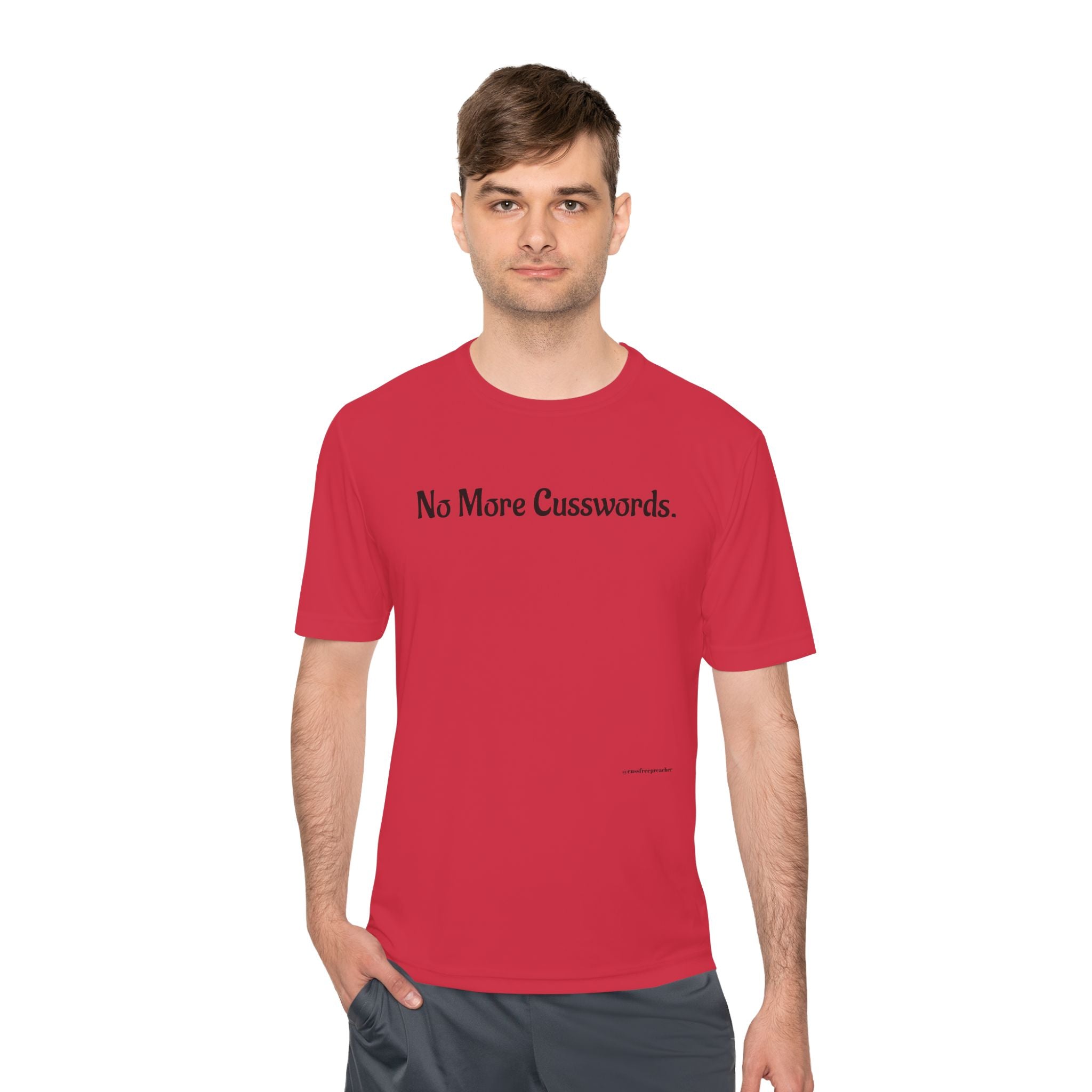 Sarcastic Unisex Moisture Wicking Tee - No More Cusswords