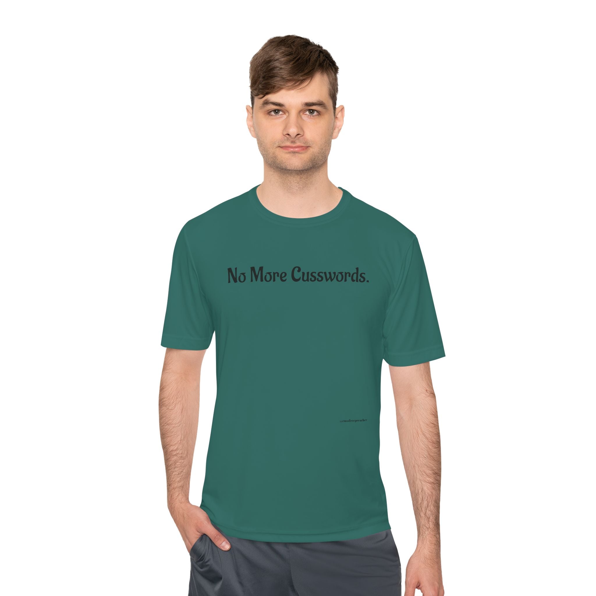 Sarcastic Unisex Moisture Wicking Tee - No More Cusswords